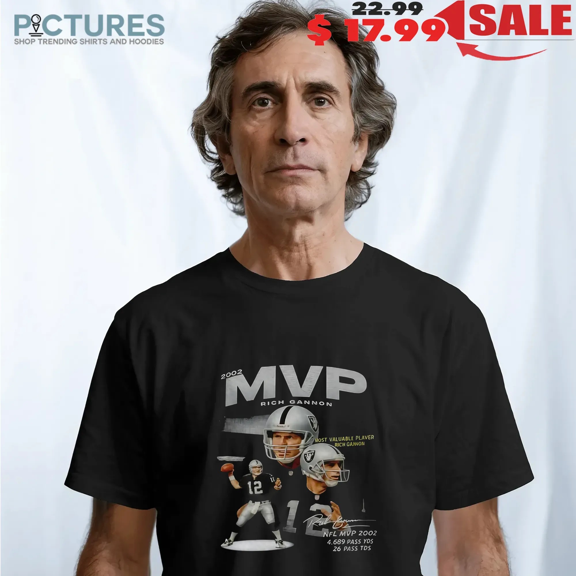 Rich Gannon Mvp 2002 Most Valuable Player Las Vegas Raiders Shirt