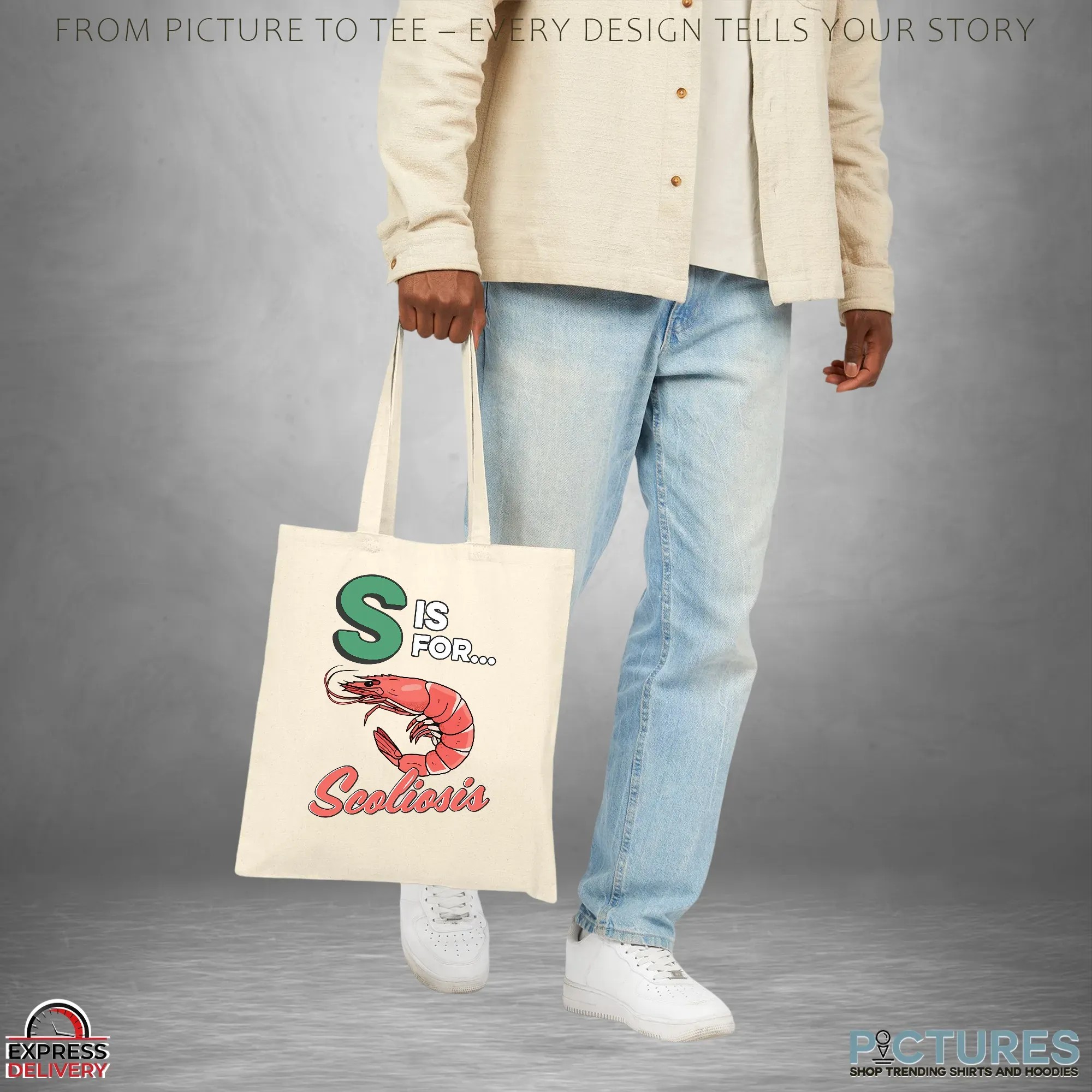 S Is For Scoliosis Shrimp T Shirt S Is For Scoliosis Shrimp T Shirt