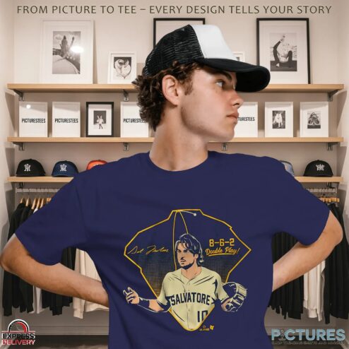 Sal Frelick Milwaukee Brewers 8-6-2 Double Play T Shirt