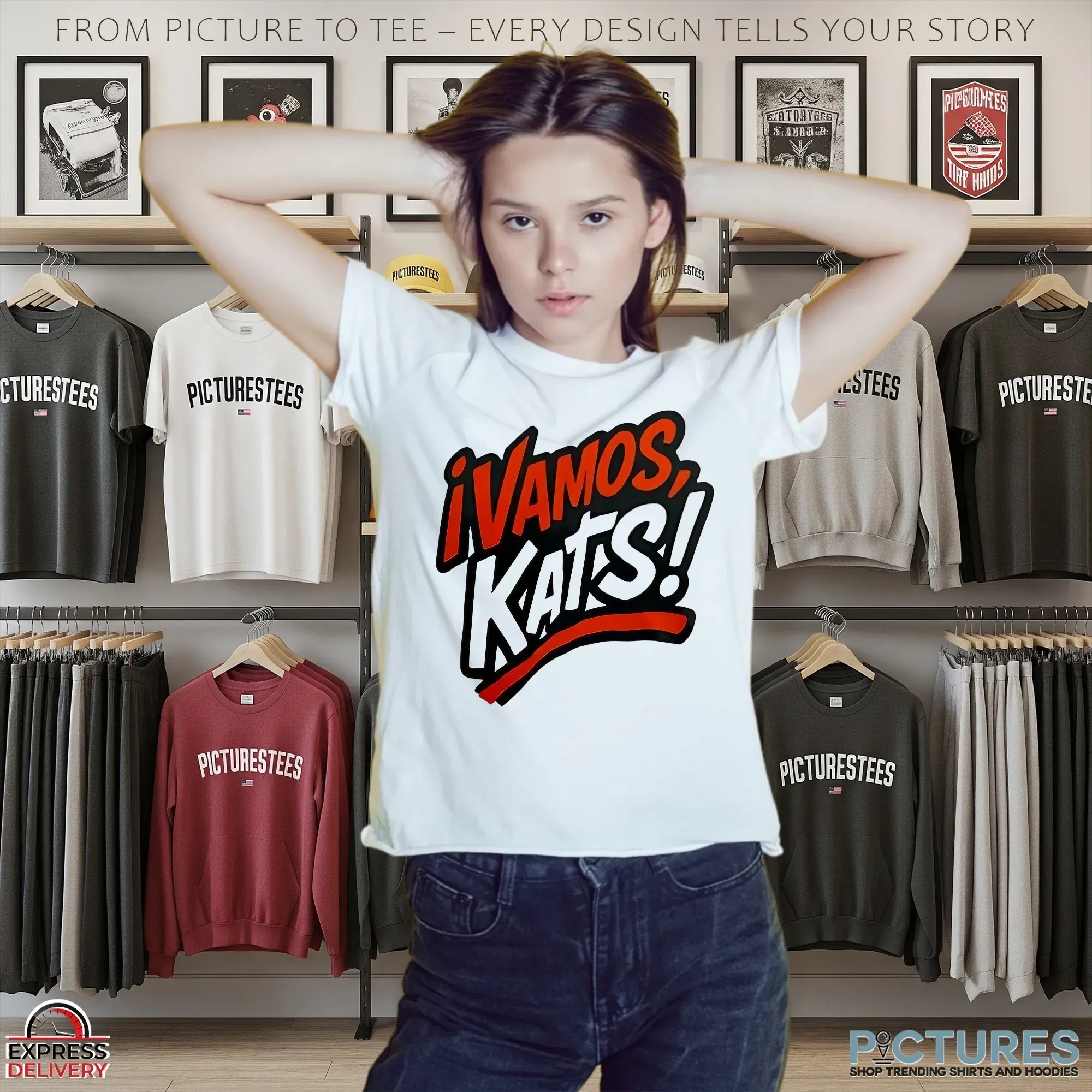 Sam Houston Bearkats Vamos Kats 2025 T Shirt Sam Houston Bearkats Vamos Kats 2025 T Shirt