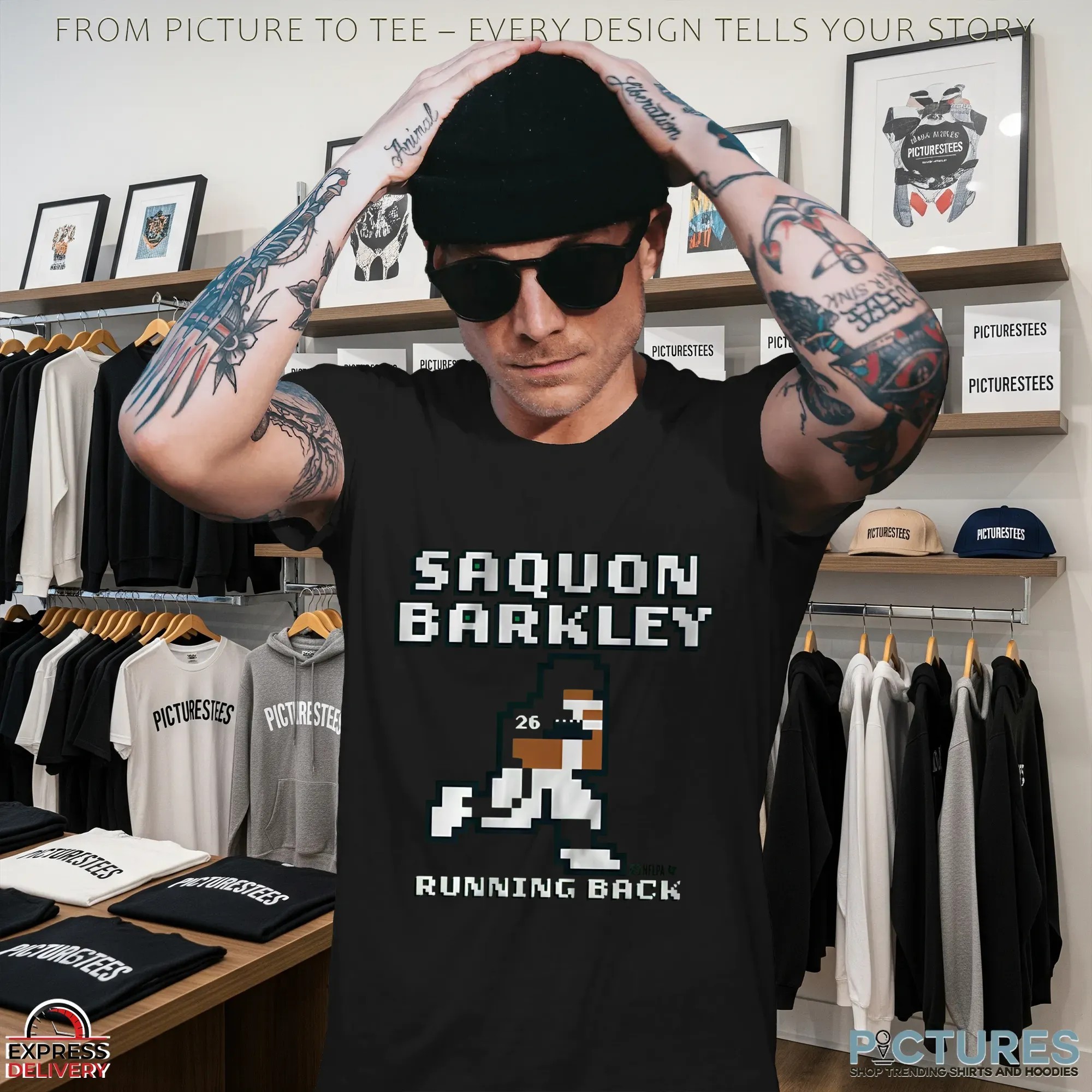 Saquon Barkley Retro Baller T Shirt