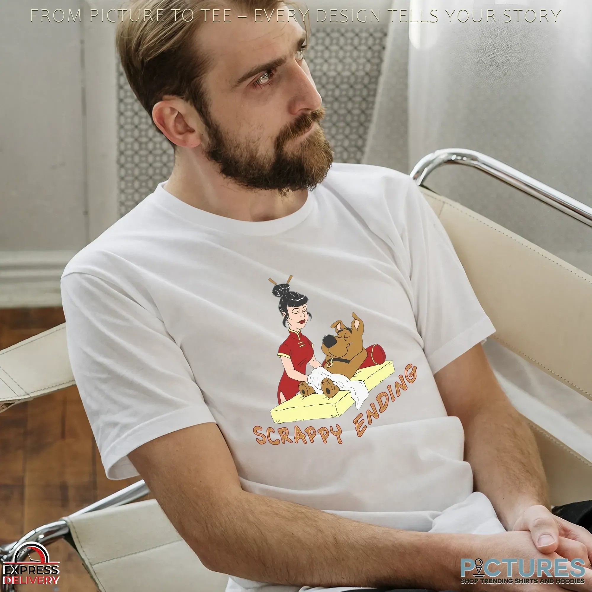 Scooby-Doo Scrappy Ending Massage Meme Parody T Shirt Scooby-Doo Scrappy Ending Massage Meme Parody T Shirt