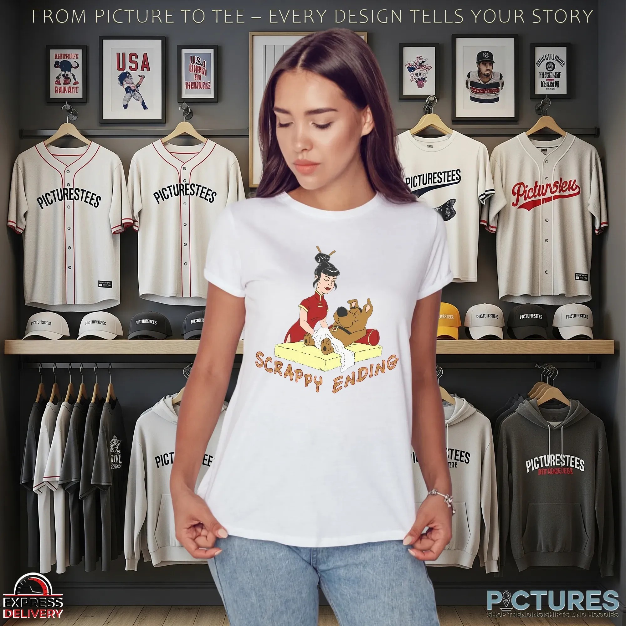 Scooby-Doo Scrappy Ending Massage Meme Parody T Shirt Scooby-Doo Scrappy Ending Massage Meme Parody T Shirt