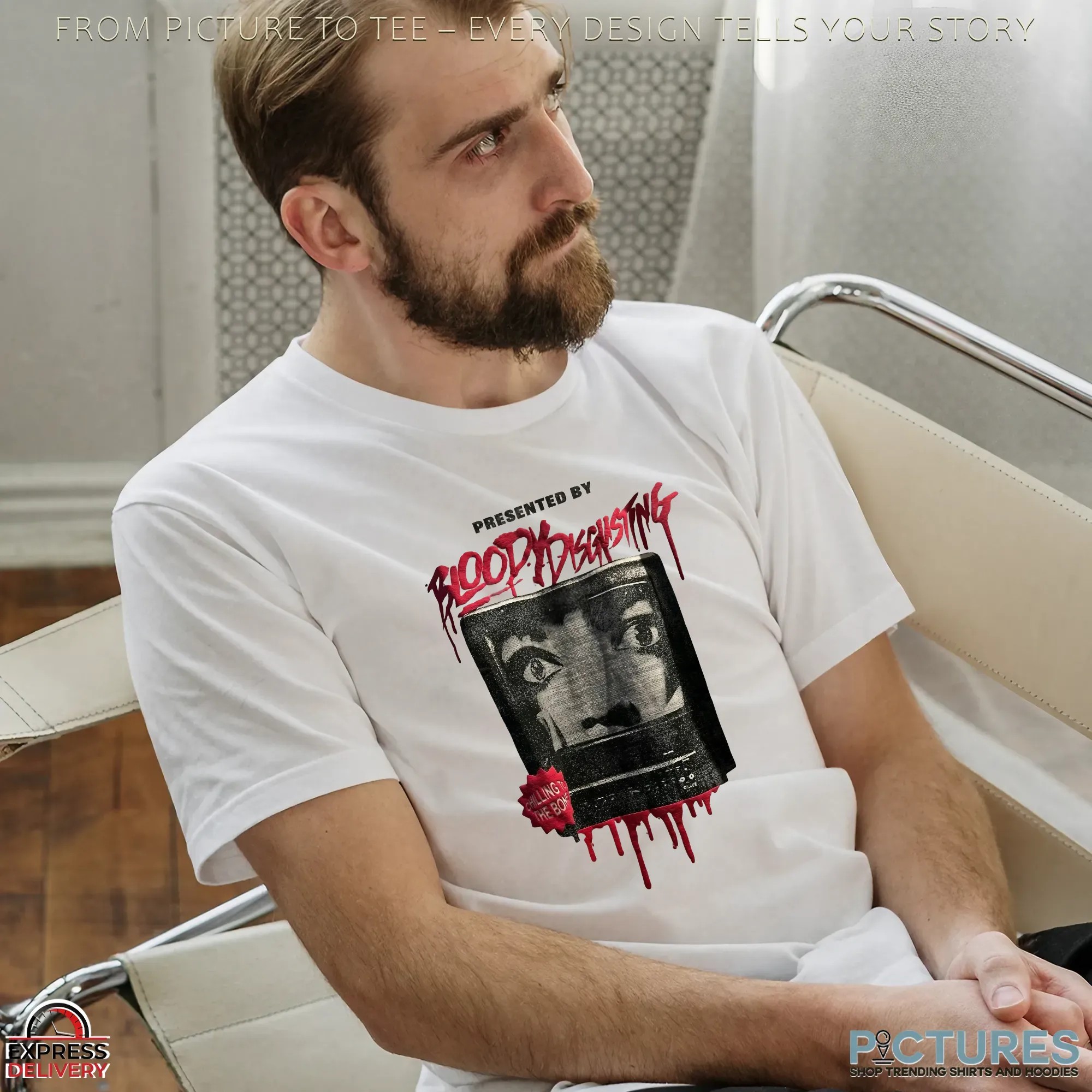 Scream X Bloody Disgusting Horror Movies Halloween Double Sided T Shirt