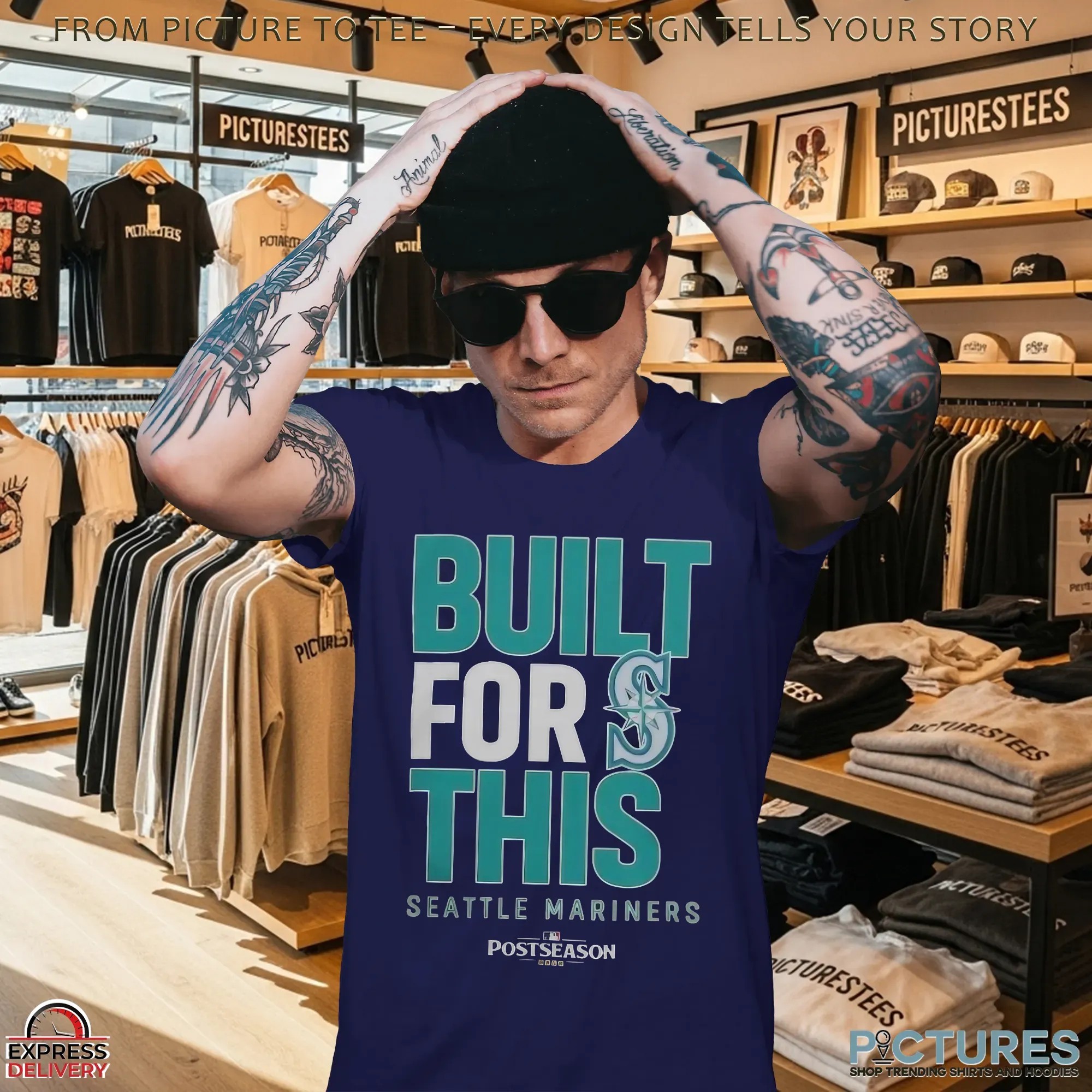 Seattle Mariners Built For This MLB Postseason 2025 T Shirt