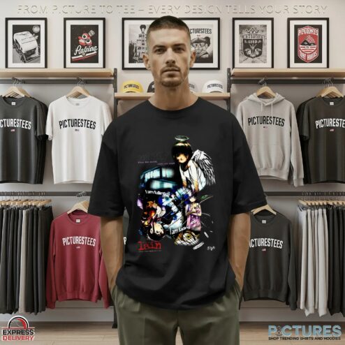 Serial Experiments Lain 2 Close the world Open the next I Am Falling Angel Archive T Shirt