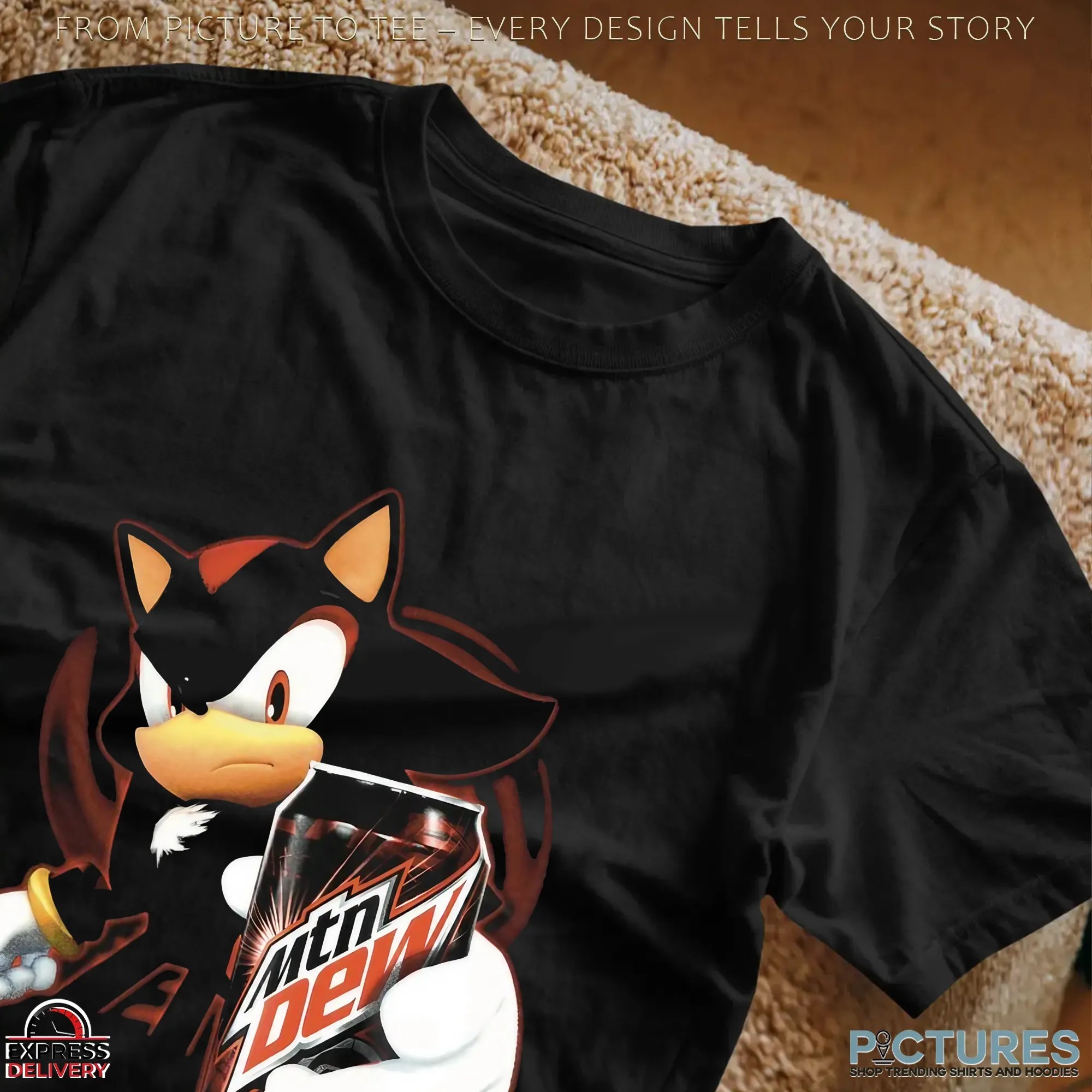 Shadow The Hedgehog Mountain Dew Energy Its Dew Or Die Sonic Mashup T Shirt Shadow The Hedgehog Mountain Dew Energy Its Dew Or Die Sonic Mashup T Shirt