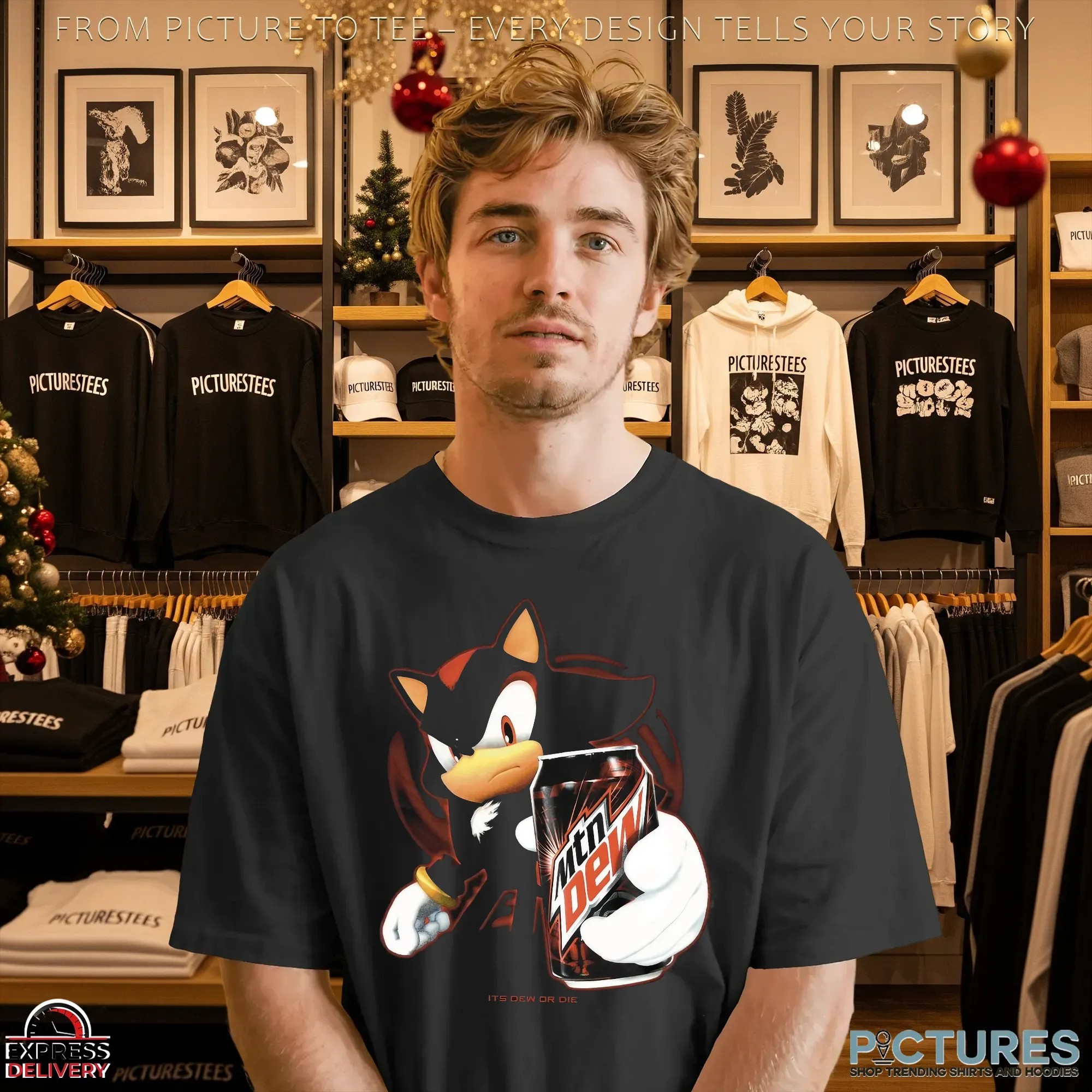 Shadow The Hedgehog Mountain Dew Energy Its Dew Or Die Sonic Mashup T Shirt Shadow The Hedgehog Mountain Dew Energy Its Dew Or Die Sonic Mashup T Shirt