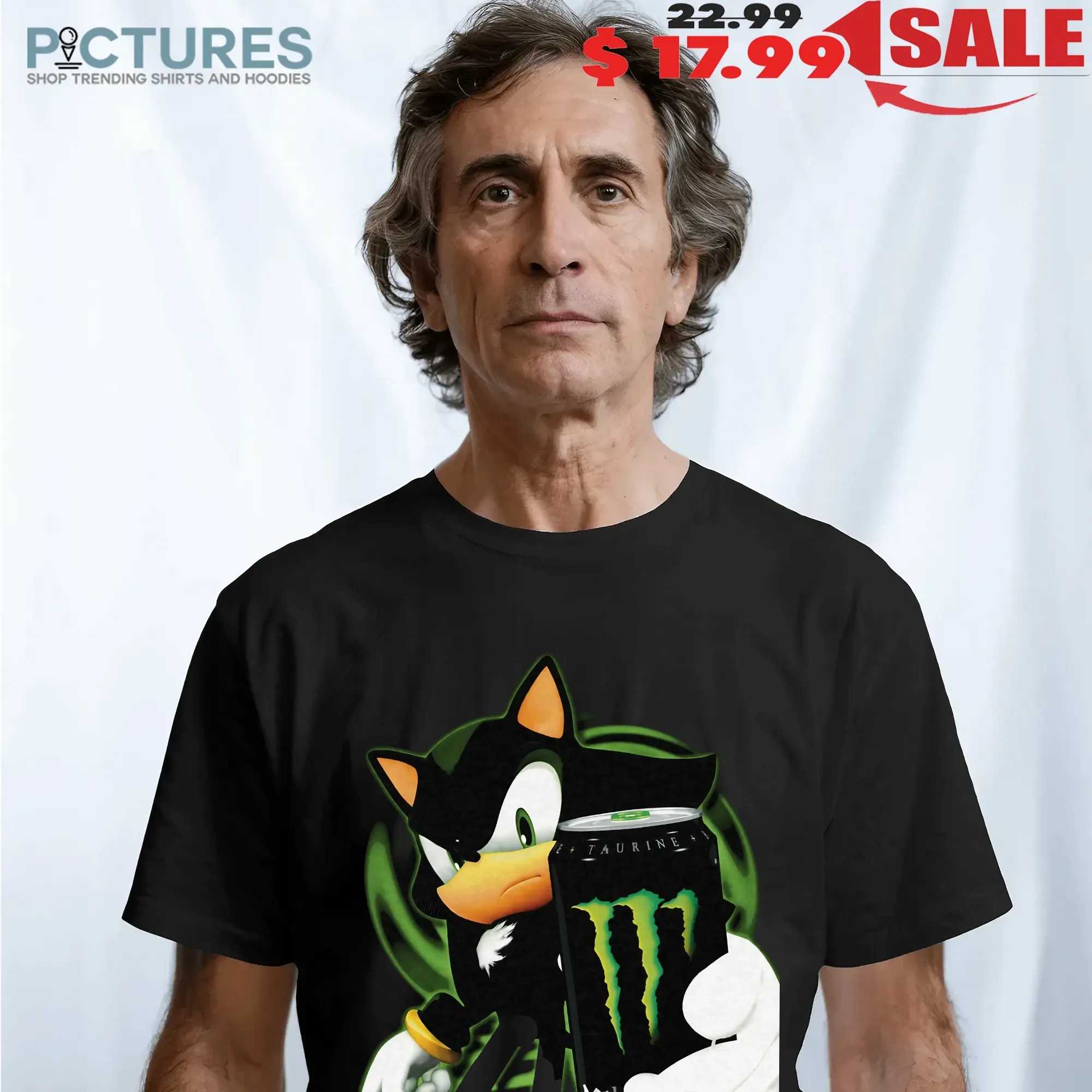 Shadow the Hedgehog Sonic the Hedgehog Energy Drink Unleash The Beast T Shirt