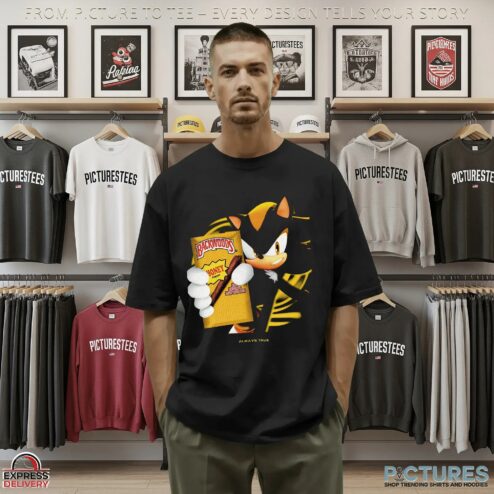 Shadow the Hedgehog x Backwoods Honey Cigars Always True Parody Mashup T Shirt