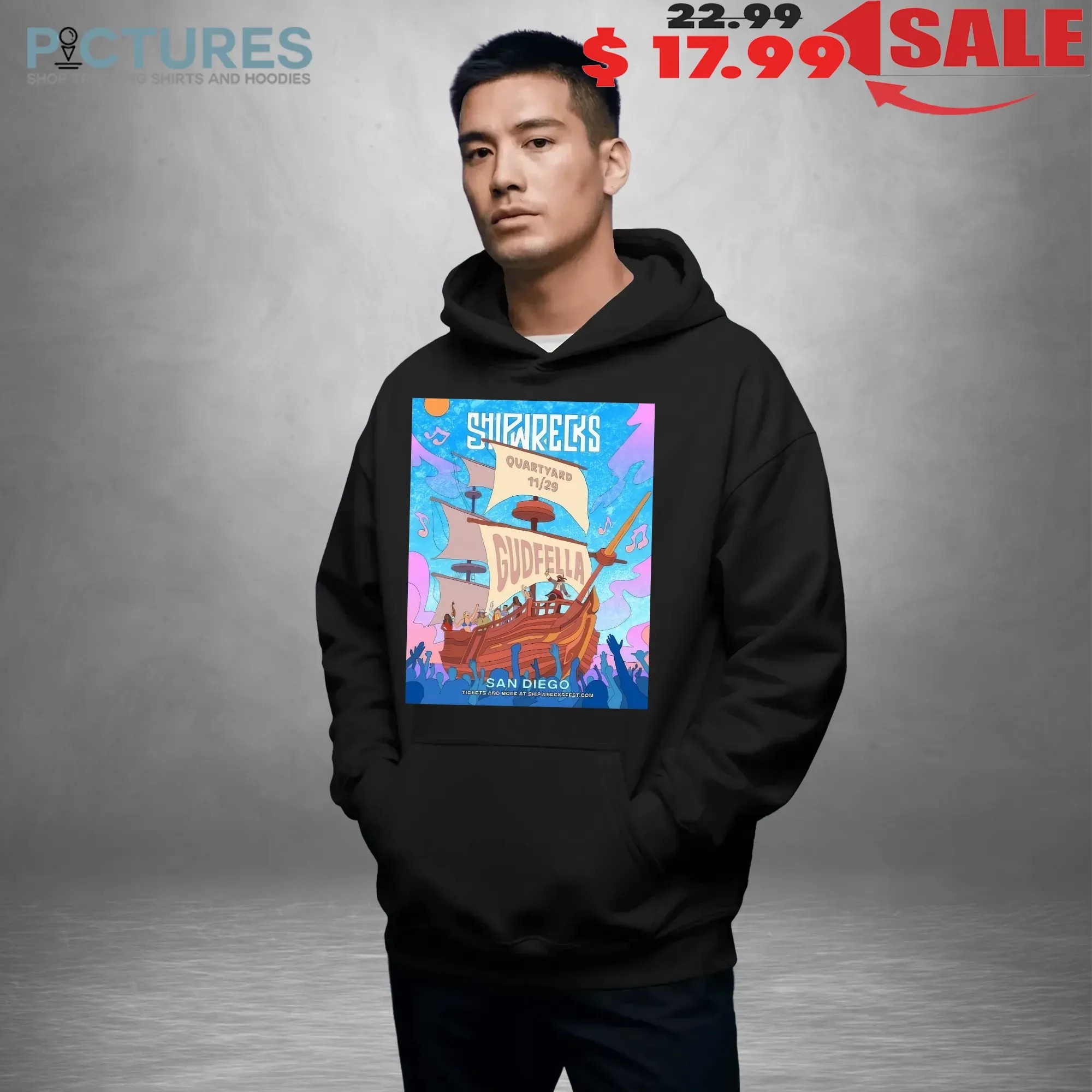 Shipwrecks Music Fest Quartyard in San Diego CA Nov 29 2025 T-Shirts Shipwrecks Music Fest Quartyard in San Diego CA Nov 29 2025 T-Shirts