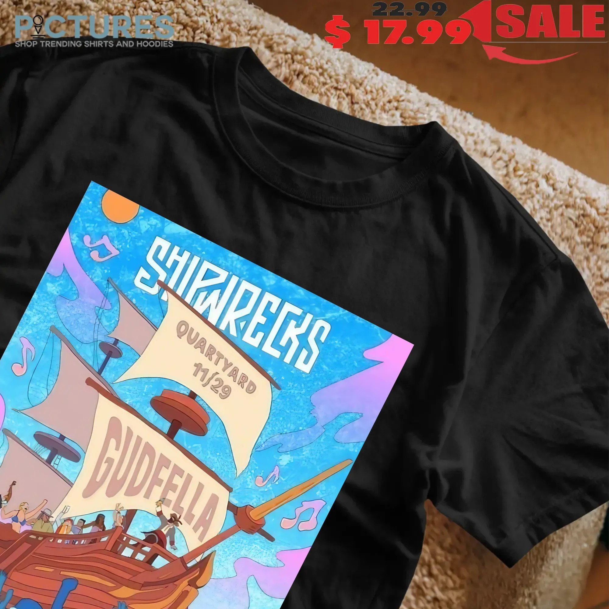 Shipwrecks Music Fest Quartyard in San Diego CA Nov 29 2025 T-Shirts Shipwrecks Music Fest Quartyard in San Diego CA Nov 29 2025 T-Shirts