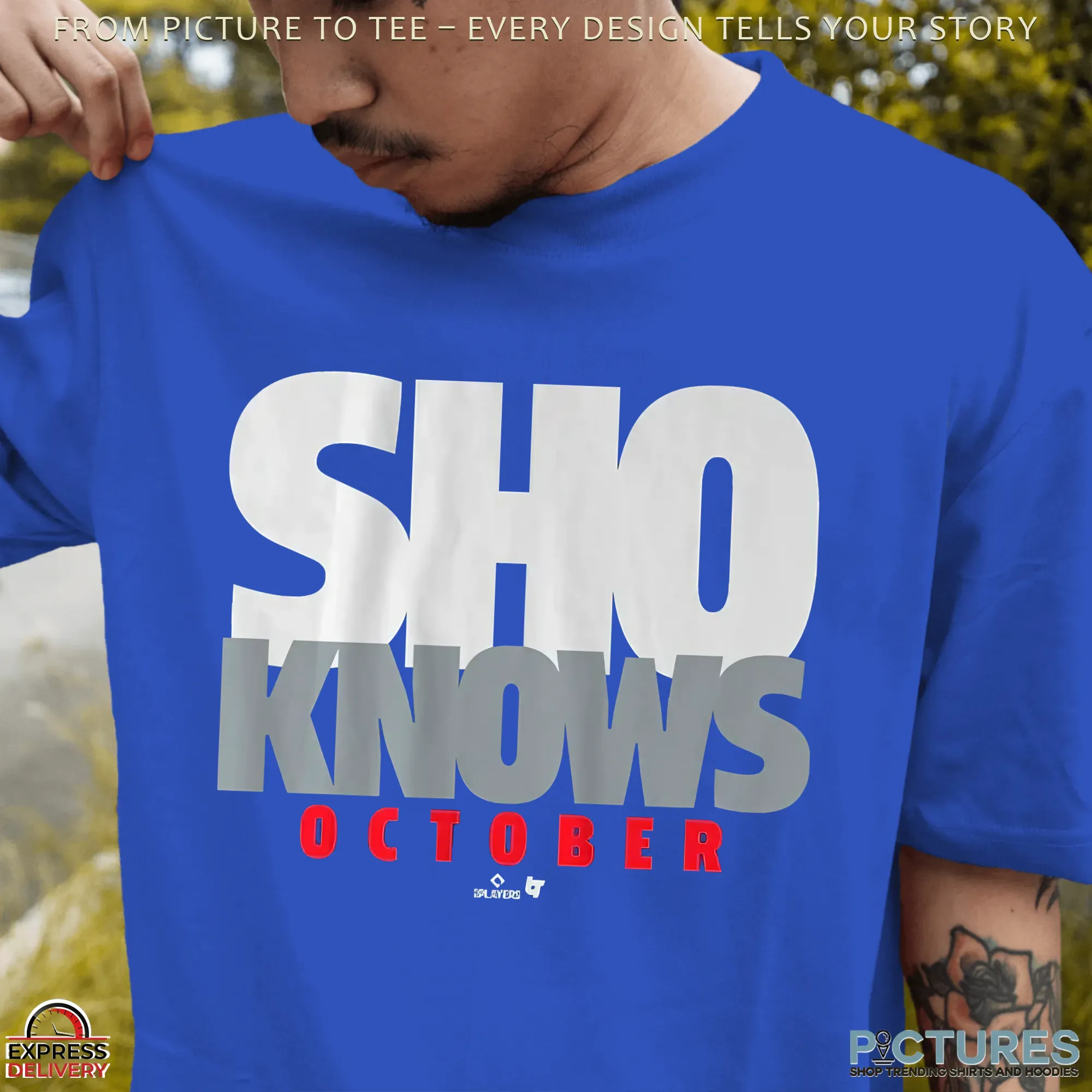 Shohei Ohtani Dodgers Sho Knows October T Shirt