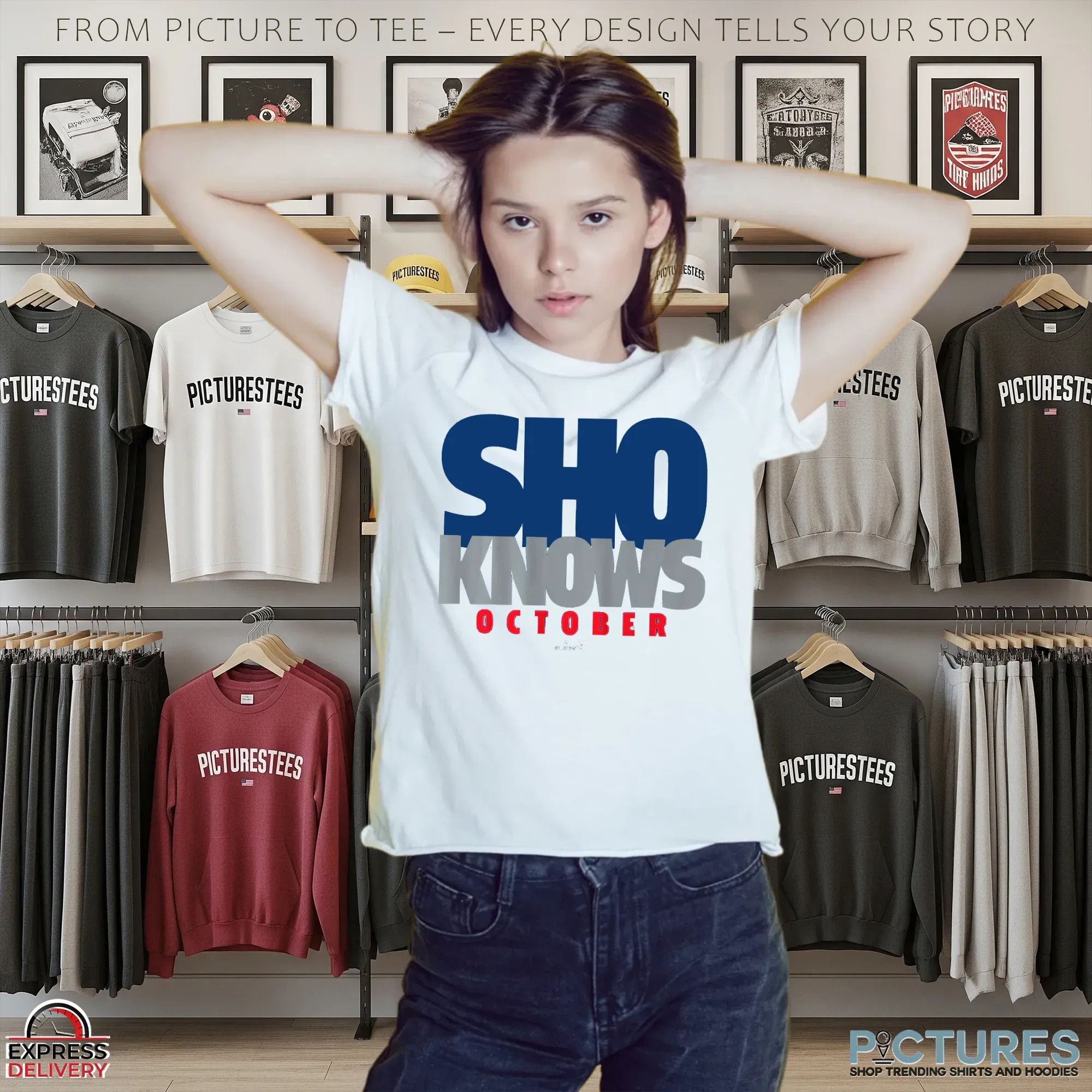 Shohei Ohtani Dodgers Sho Knows October T Shirt