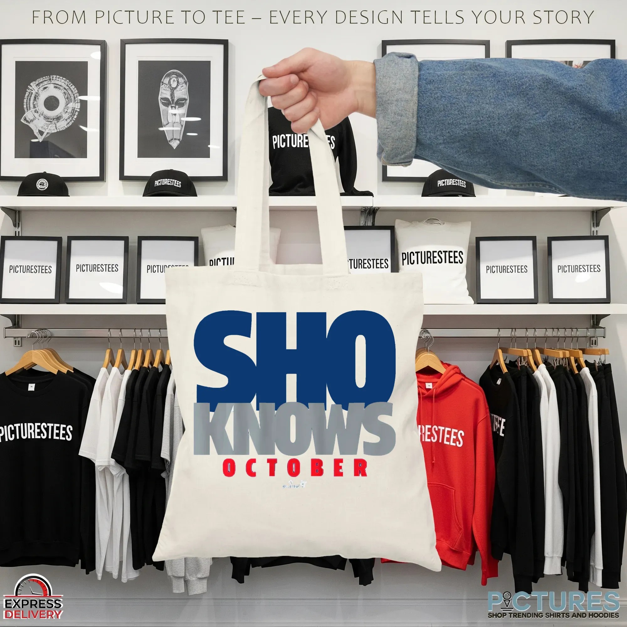 Shohei Ohtani Dodgers Sho Knows October T Shirt Shohei Ohtani Dodgers Sho Knows October T Shirt