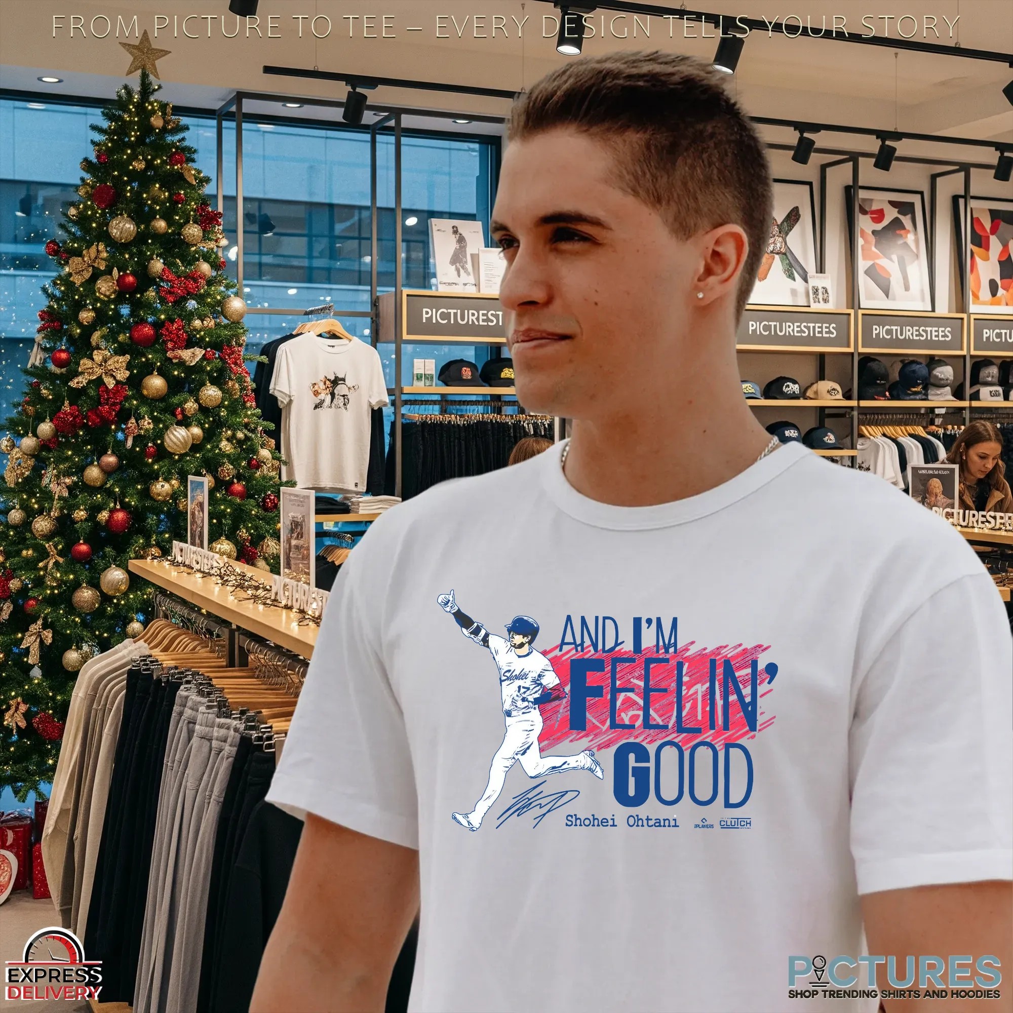 Shohei Ohtani Los Angeles Dodgers And I'm Feelin' Good Signature T Shirt