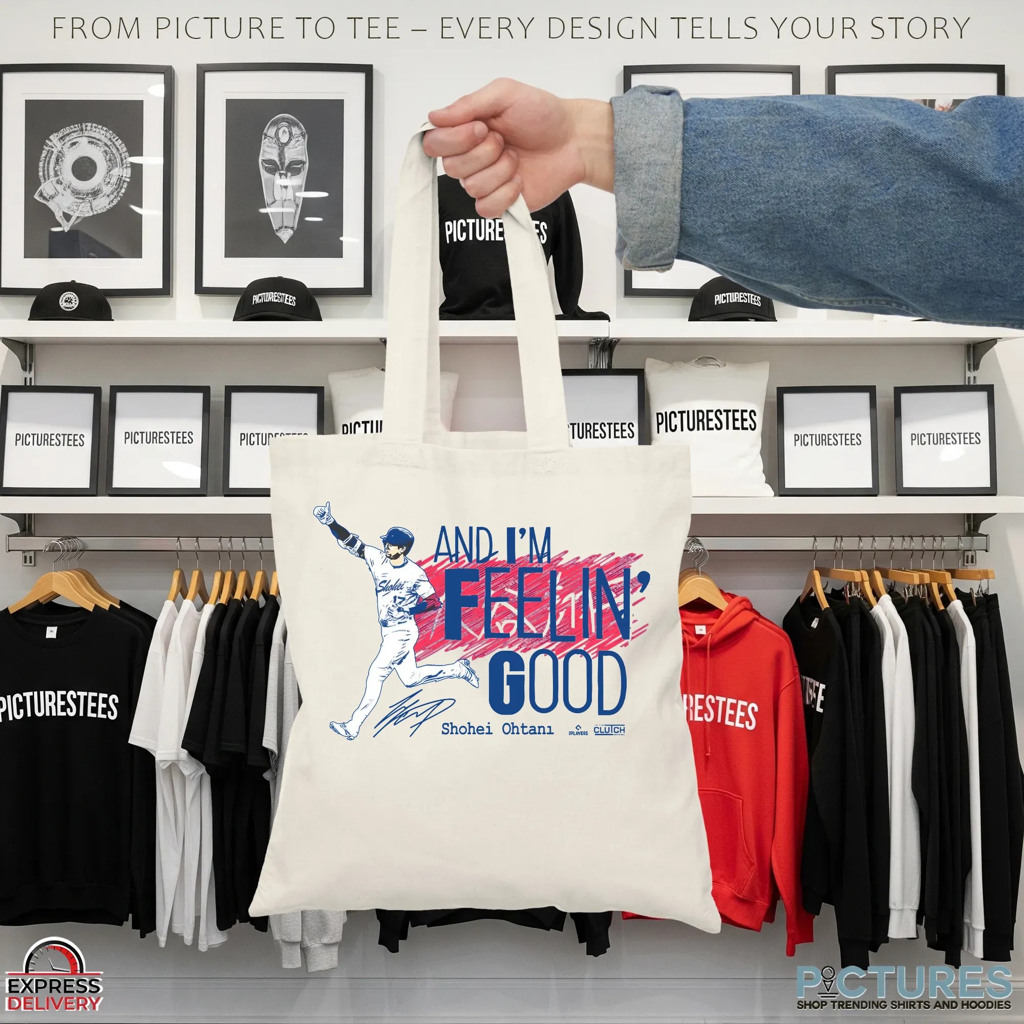 Shohei Ohtani Los Angeles Dodgers And I'm Feelin' Good Signature T Shirt