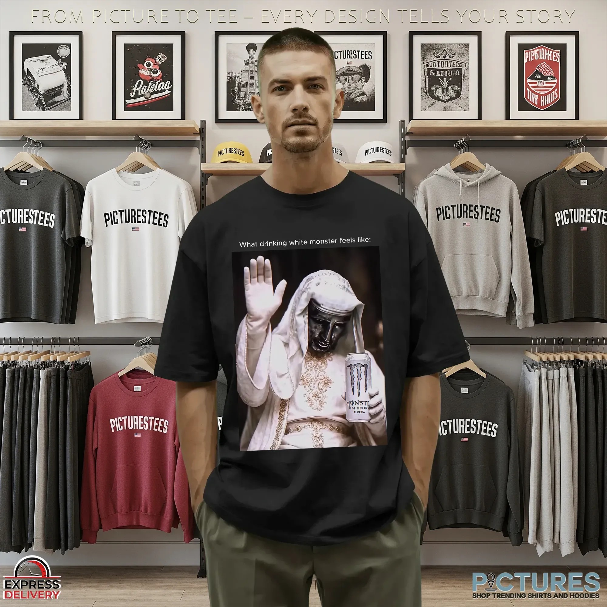 Silver Mask King Baldwin IV What Drinking White Monster Energy Feels Like Meme T Shirt