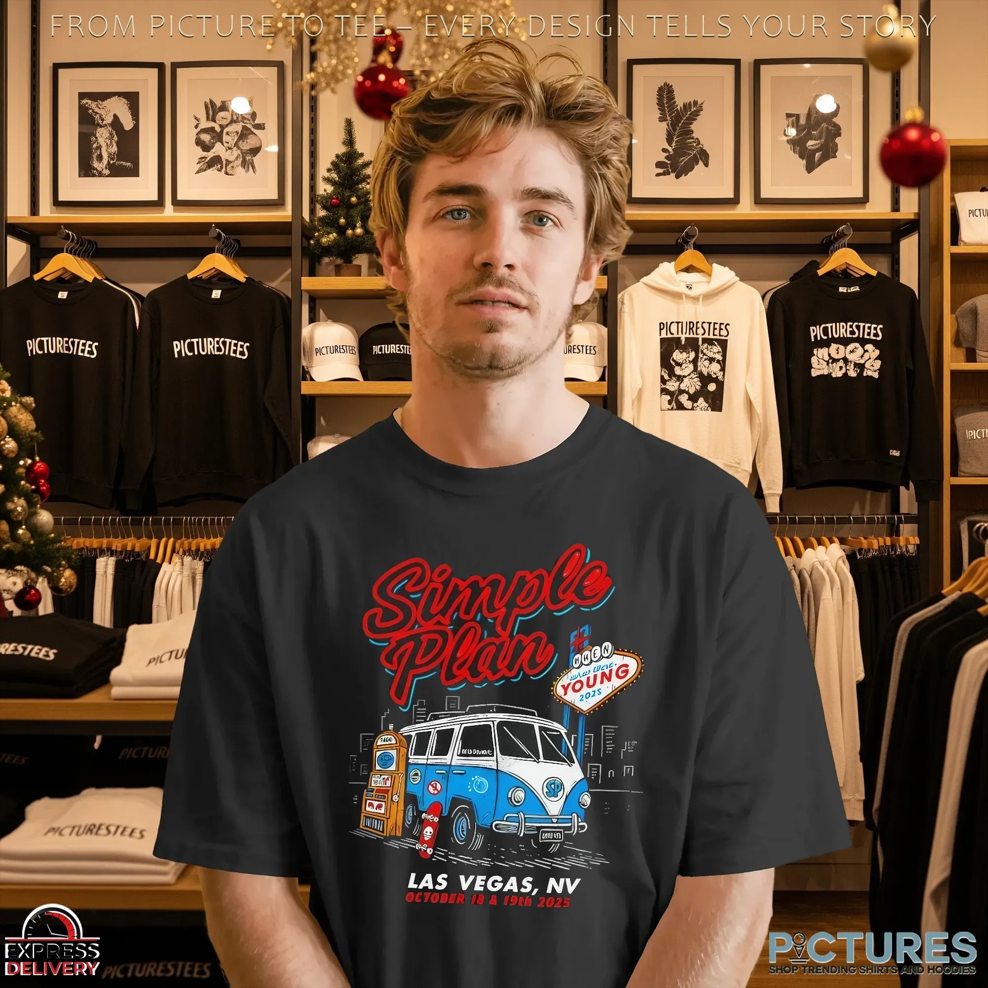 Simple Plan 18th 19th October 2025 Las Vegas NV Event T Shirt