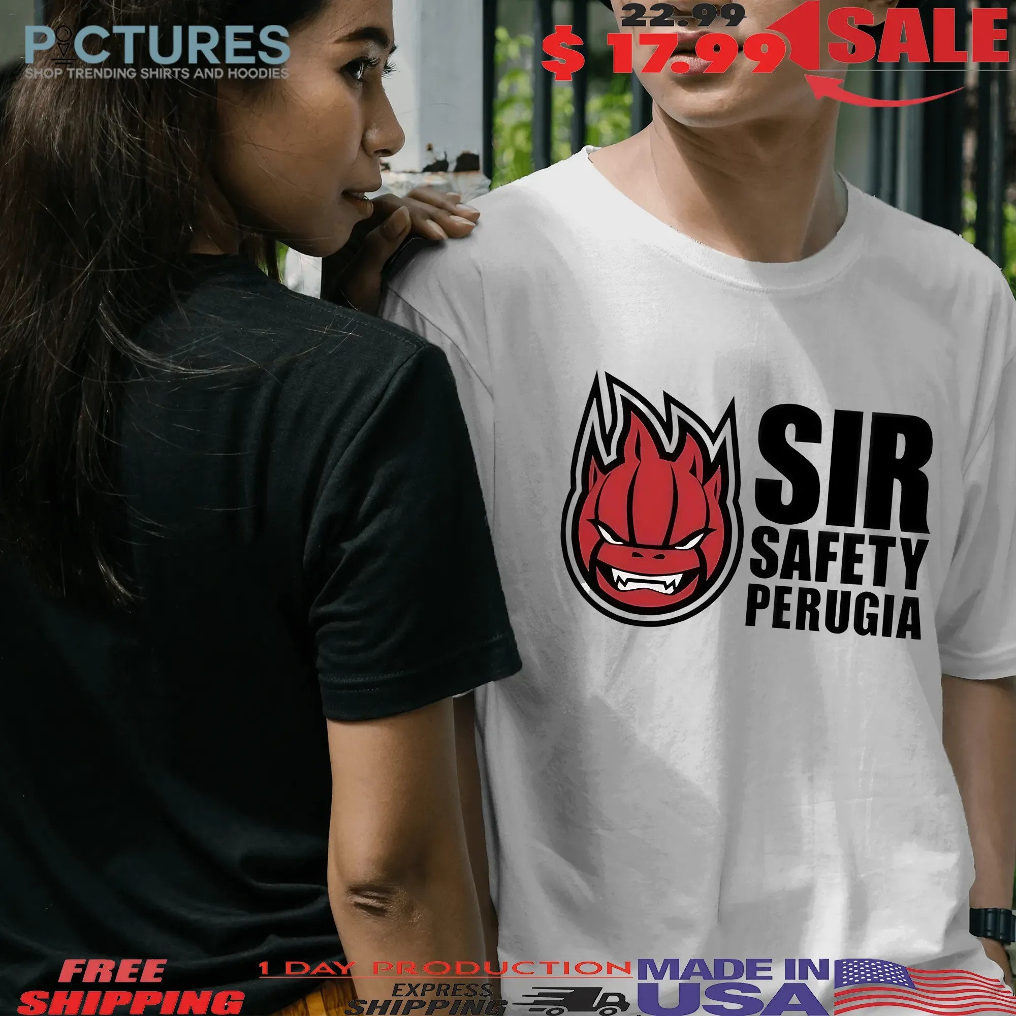 Sir Safety Perugia Logo Shirt