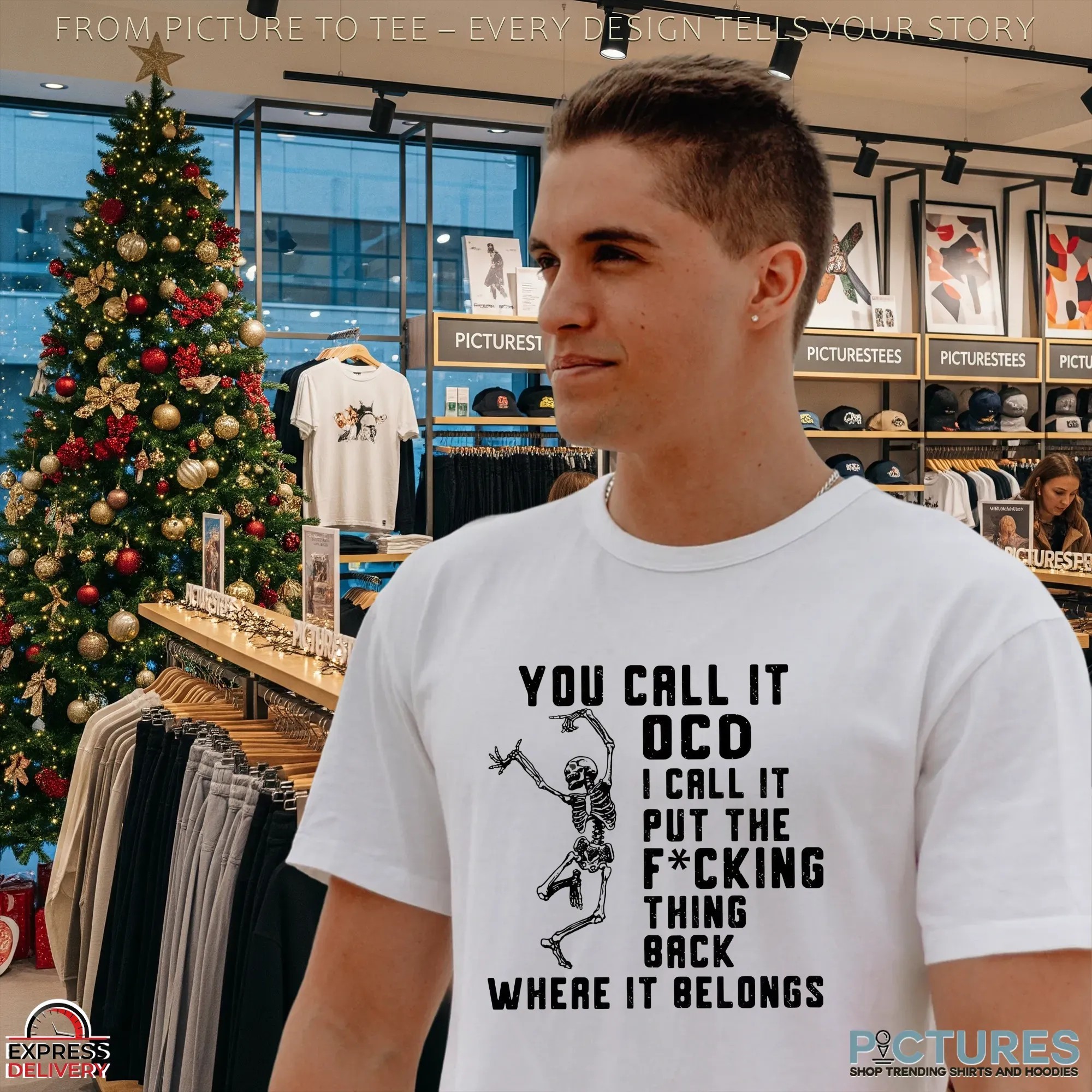 Skeleton You Call It Oco I Call It Put The Fcking Thing Back Where It Belongs T Shirt