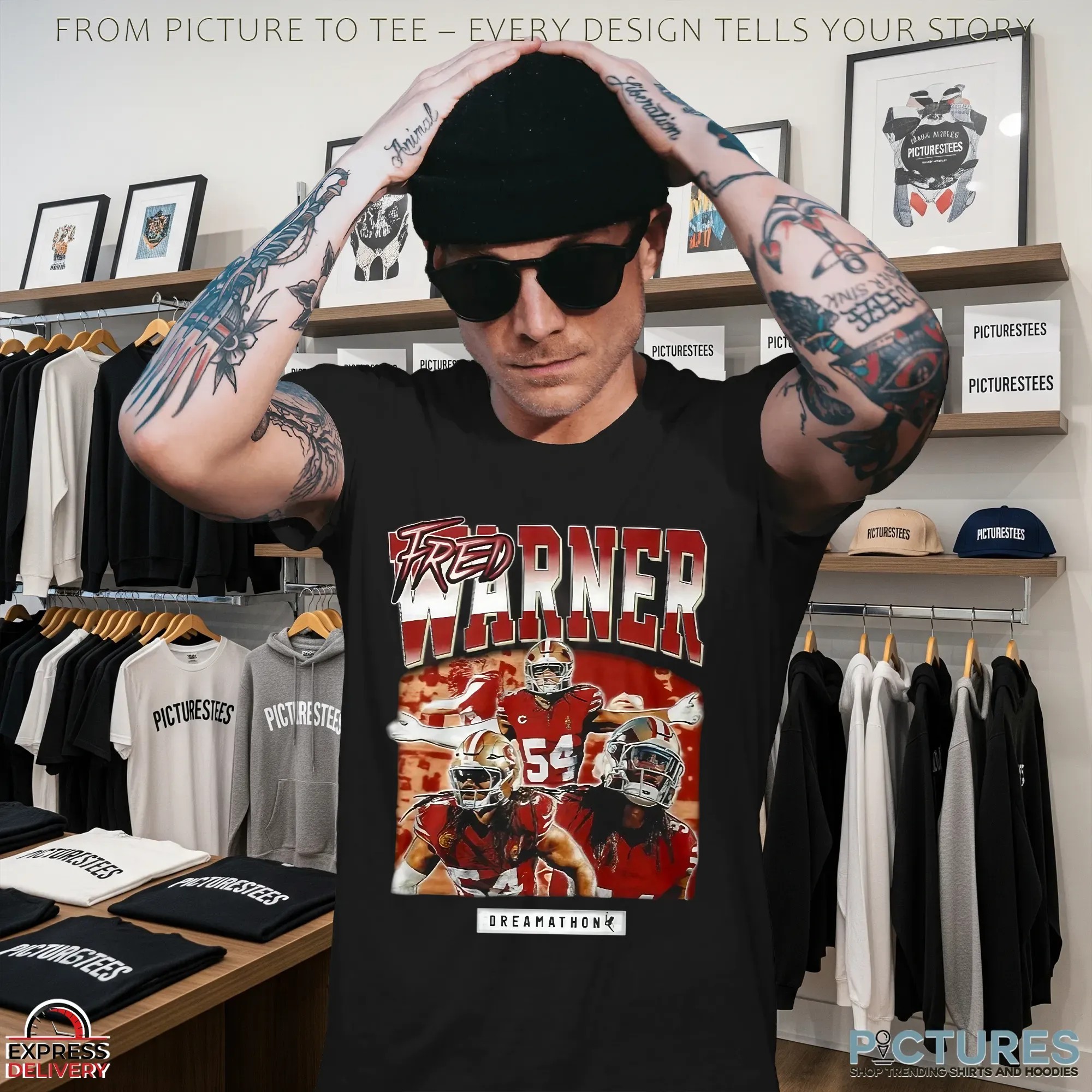 Skyy Moore Wearing Fred Warner Dreamathon Shirt Skyy Moore Wearing Fred Warner Dreamathon Shirt