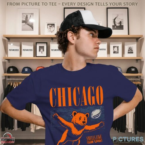 Smells Like Team Spirit Chicago Bears Nirvana Nevermind Parody T Shirt