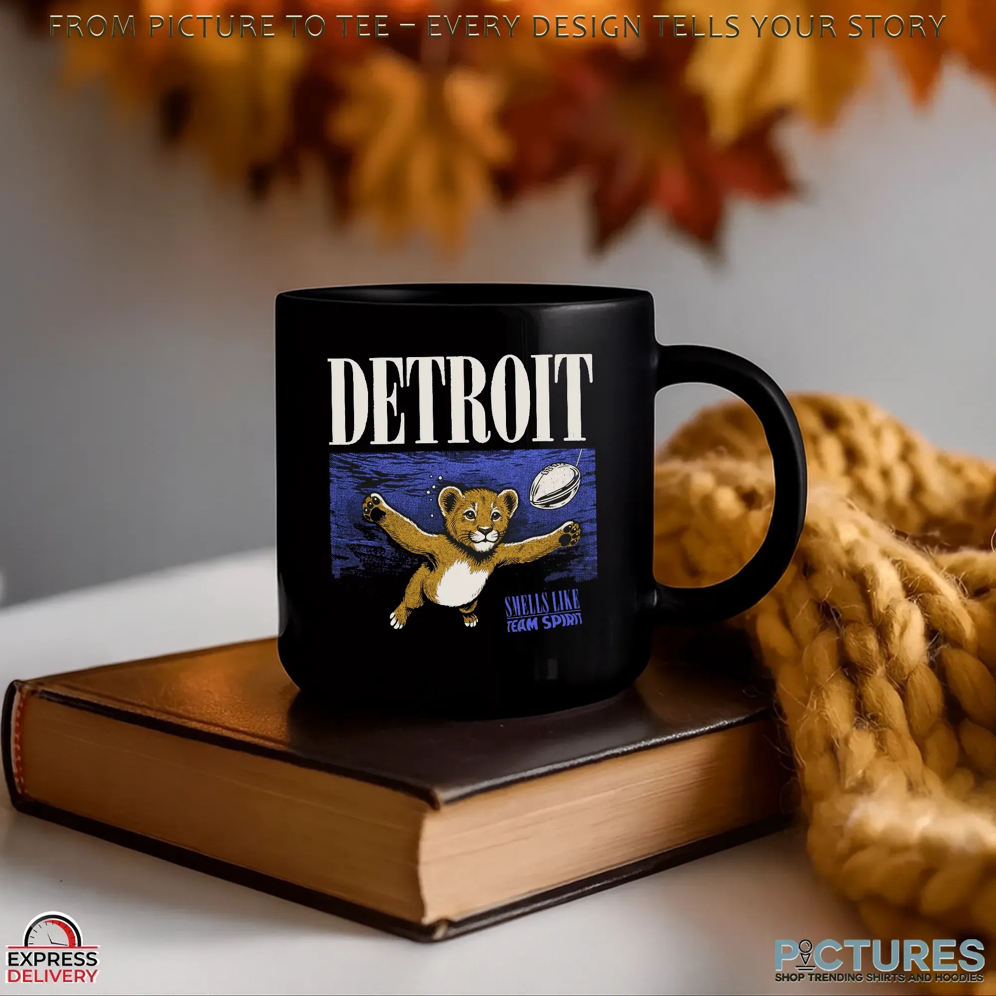 Smells Like Team Spirit Detroit Lions Nirvana Nevermind Parody T Shirt Smells Like Team Spirit Detroit Lions Nirvana Nevermind Parody T Shirt