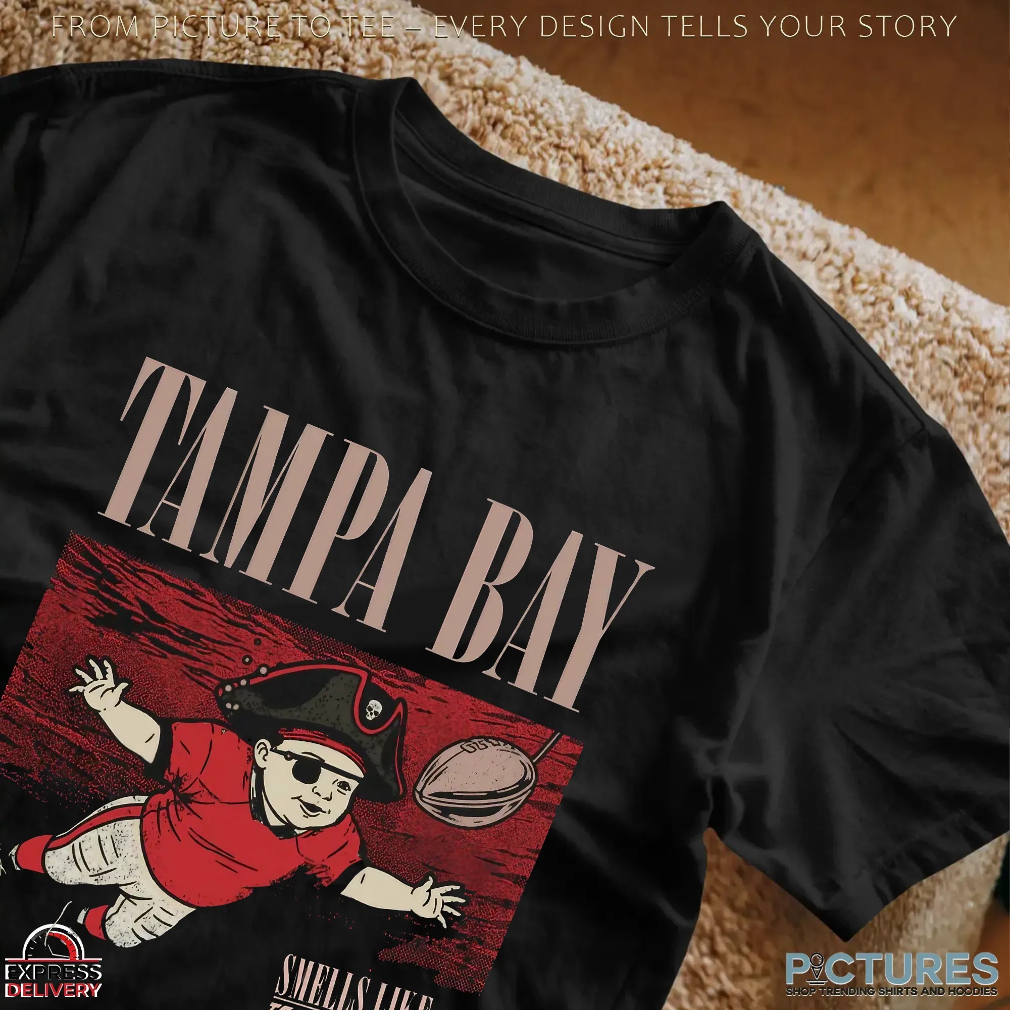 Smells Like Team Spirit Tampa Bay Nirvana Nevermind Parody T Shirt Smells Like Team Spirit Tampa Bay Nirvana Nevermind Parody T Shirt