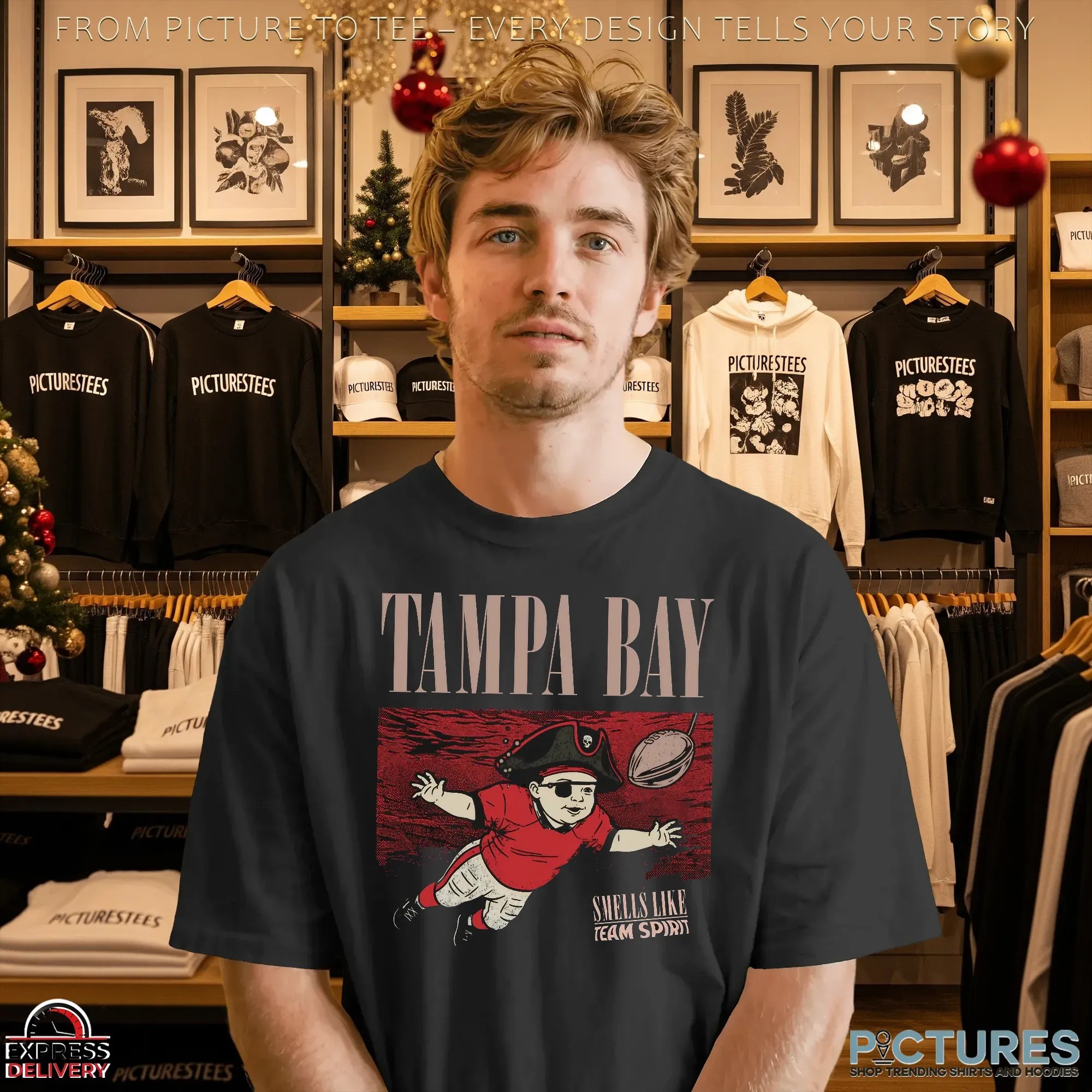 Smells Like Team Spirit Tampa Bay Nirvana Nevermind Parody T Shirt Smells Like Team Spirit Tampa Bay Nirvana Nevermind Parody T Shirt
