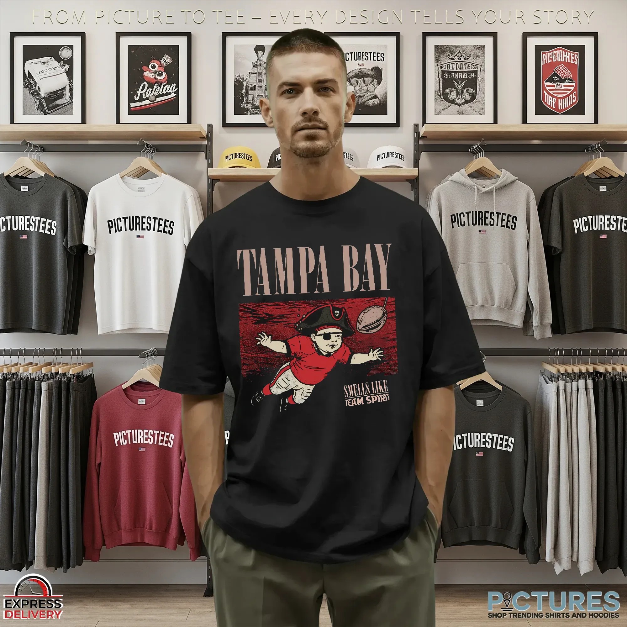 Smells Like Team Spirit Tampa Bay Nirvana Nevermind Parody T Shirt Smells Like Team Spirit Tampa Bay Nirvana Nevermind Parody T Shirt