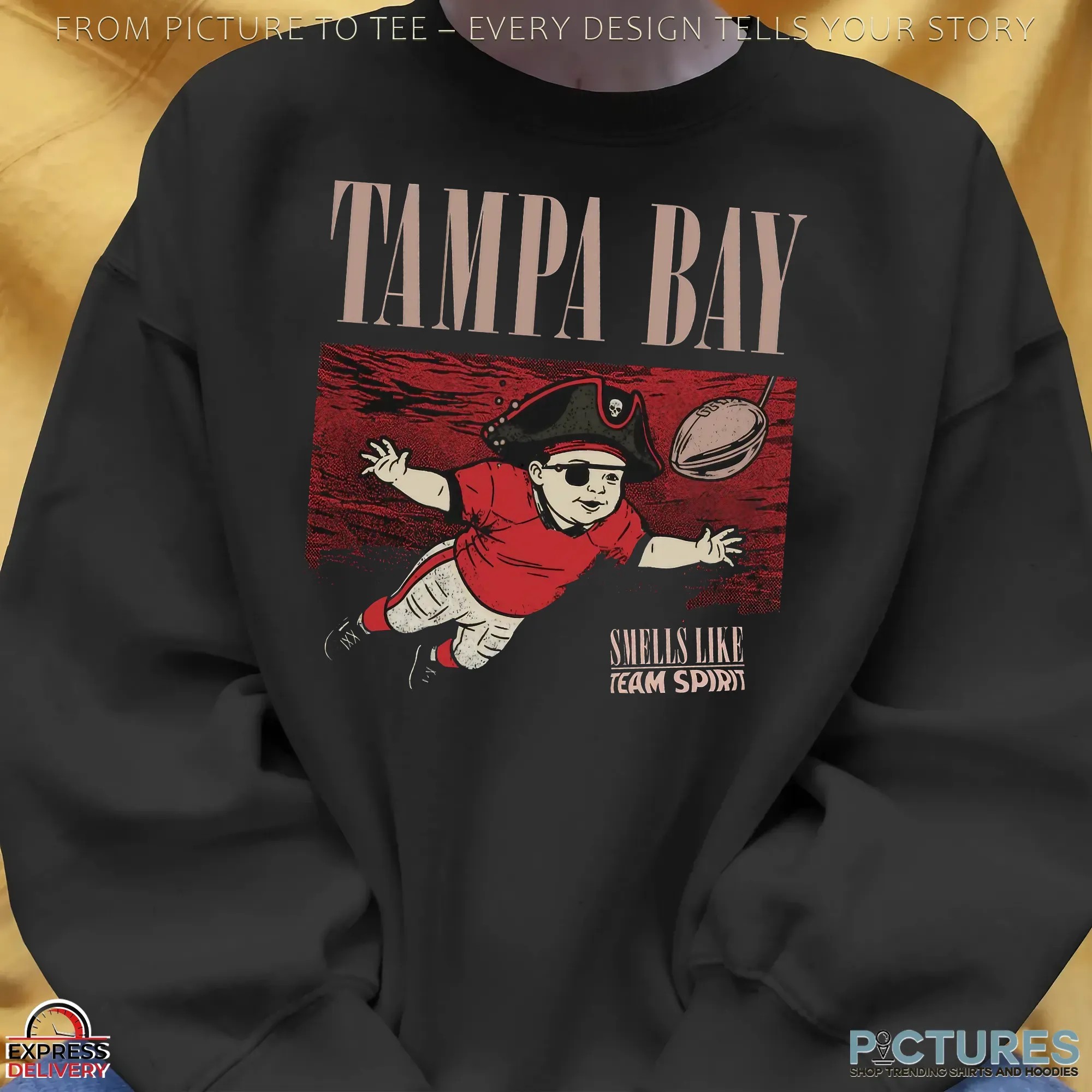 Smells Like Team Spirit Tampa Bay Nirvana Nevermind Parody T Shirt Smells Like Team Spirit Tampa Bay Nirvana Nevermind Parody T Shirt