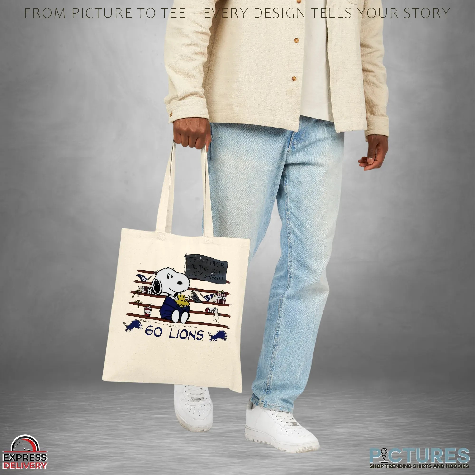 Snoopy And Woodstock Go Lions It’s Not Over Till The Fat Lady Sings Mashup T Shirt Snoopy And Woodstock Go Lions It’s Not Over Till The Fat Lady Sings Mashup T Shirt