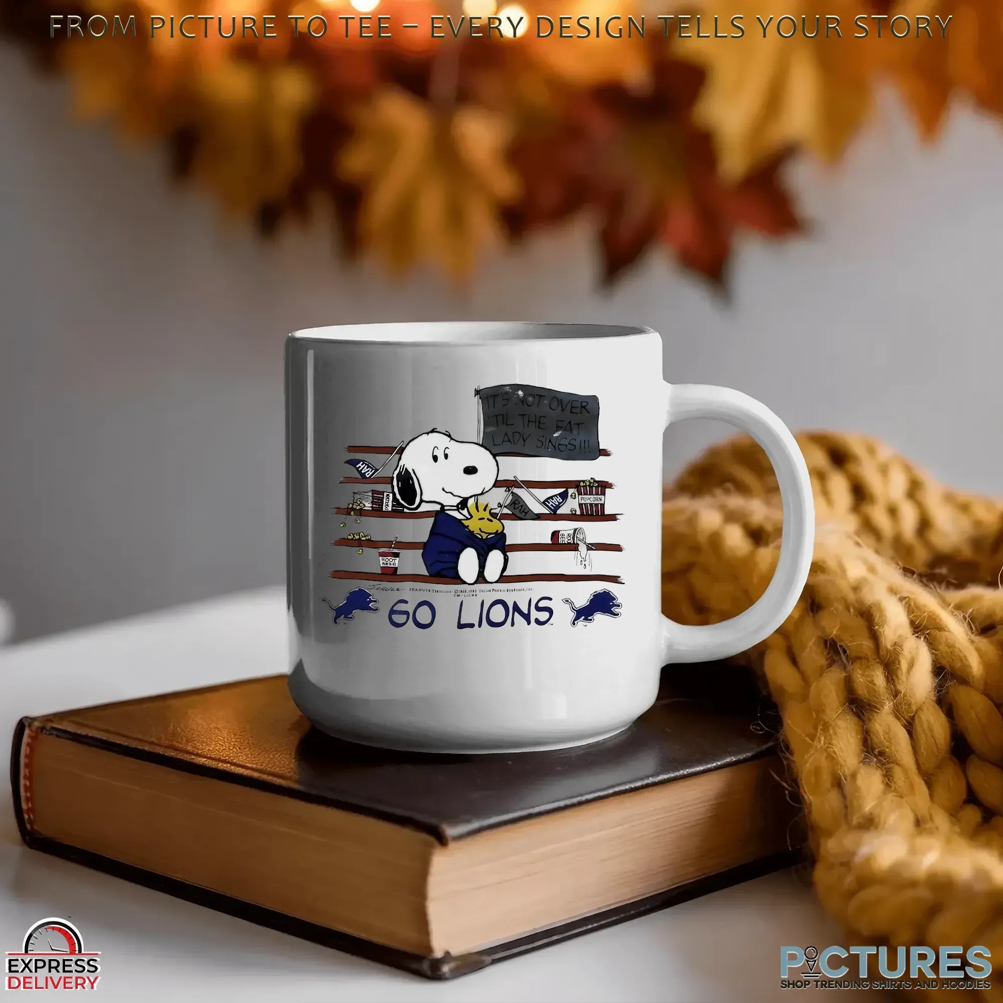 Snoopy And Woodstock Go Lions It’s Not Over Till The Fat Lady Sings Mashup T Shirt Snoopy And Woodstock Go Lions It’s Not Over Till The Fat Lady Sings Mashup T Shirt