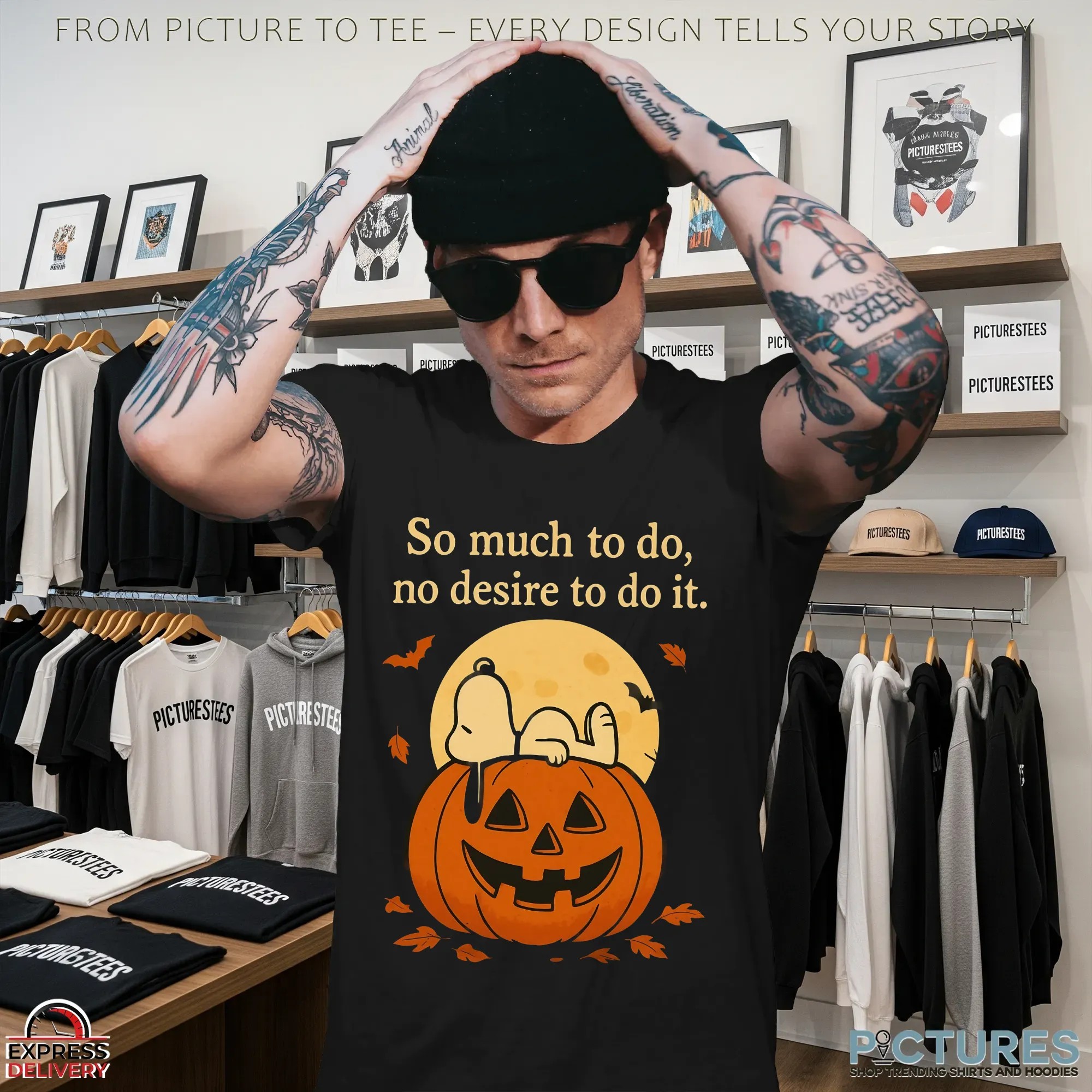 Snoopy Halloween So Much To Do, No Desire To Do T Shirt