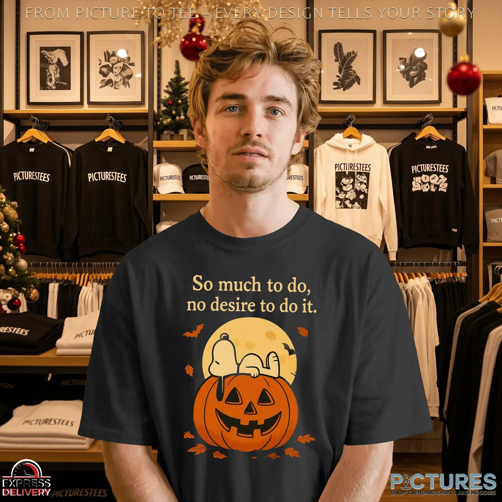 Snoopy Halloween So Much To Do, No Desire To Do T Shirt