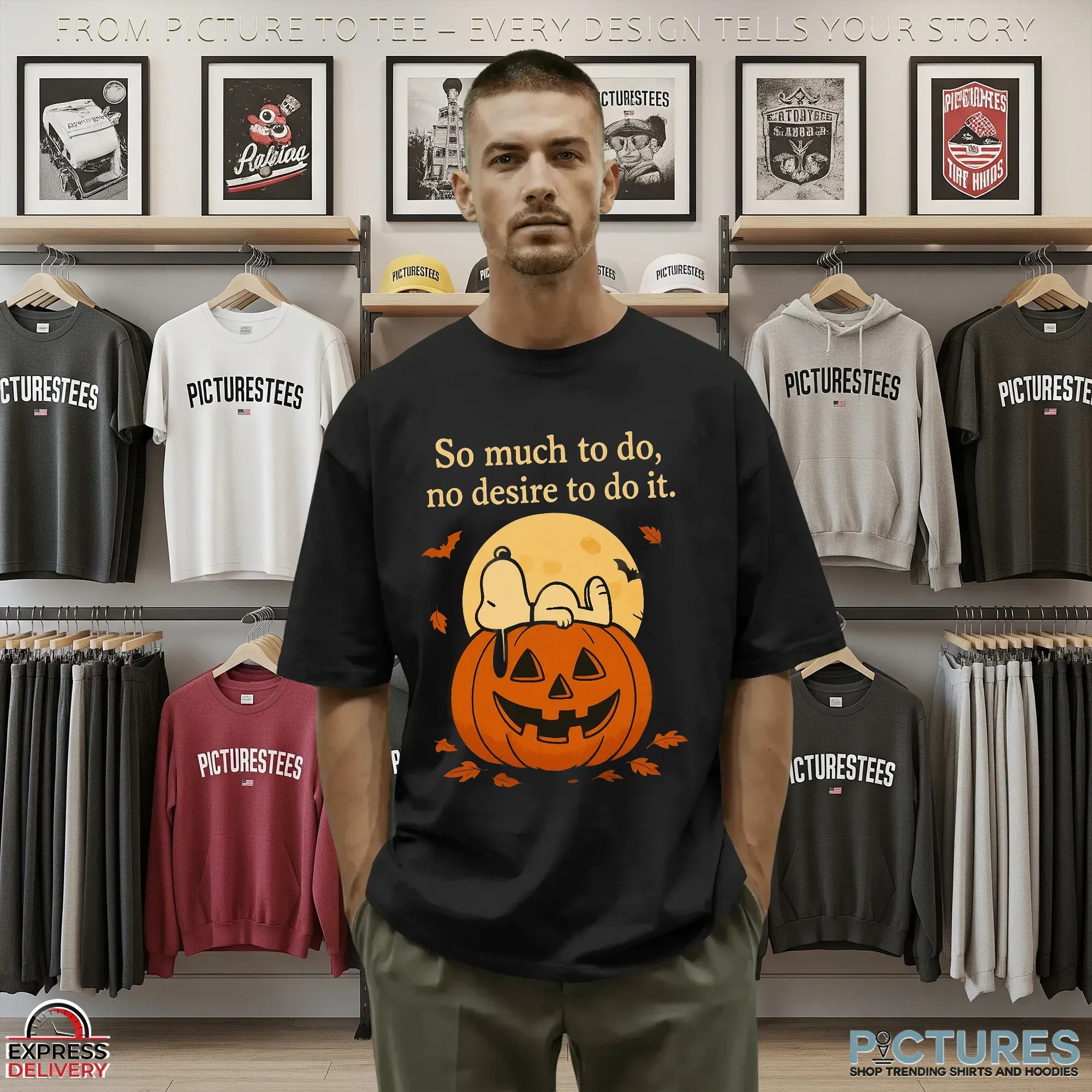 Snoopy Halloween So Much To Do, No Desire To Do T Shirt