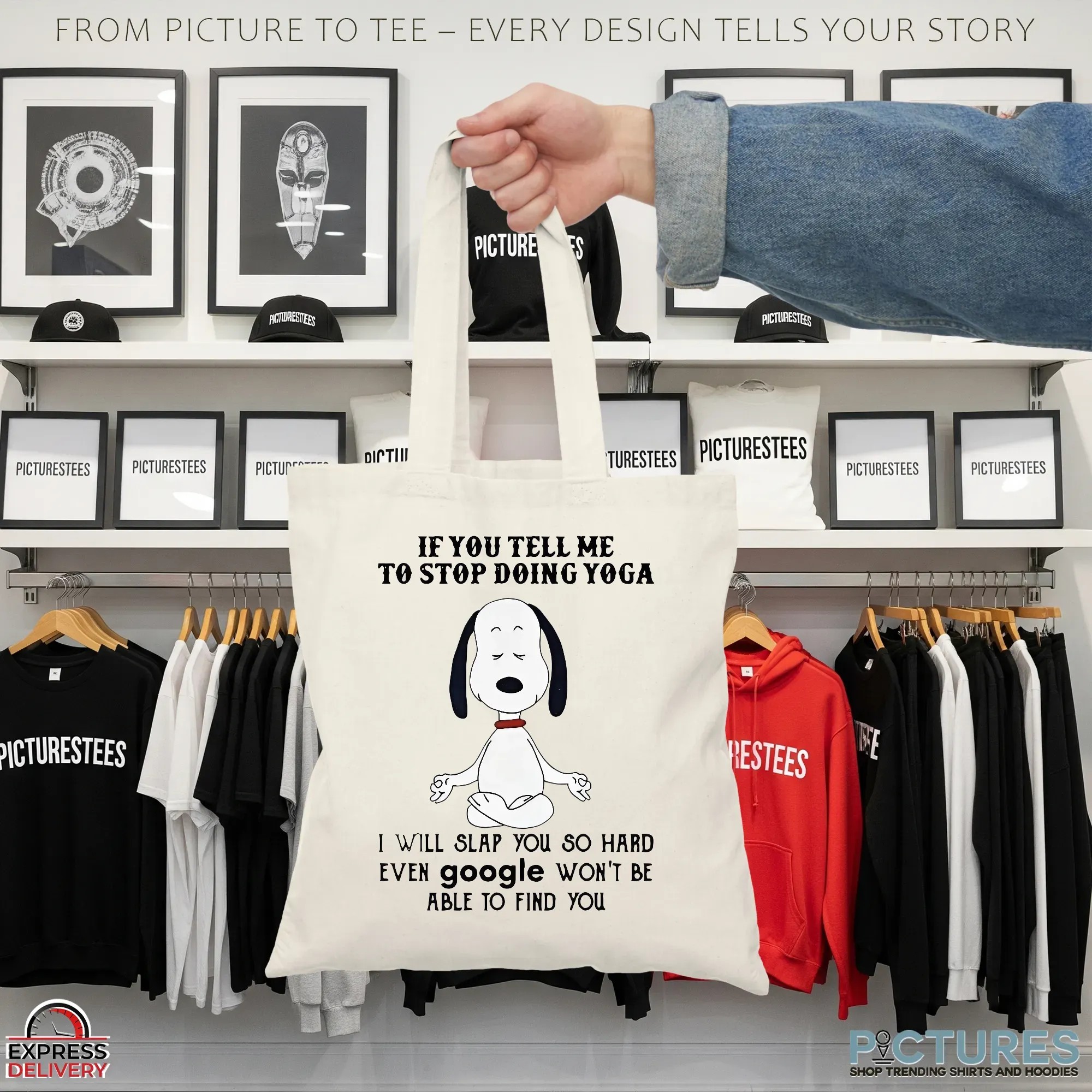 Snoopy If You Tell Me To Stop Doing Yoga I Will Slap You So Hard Google Meme T Shirt