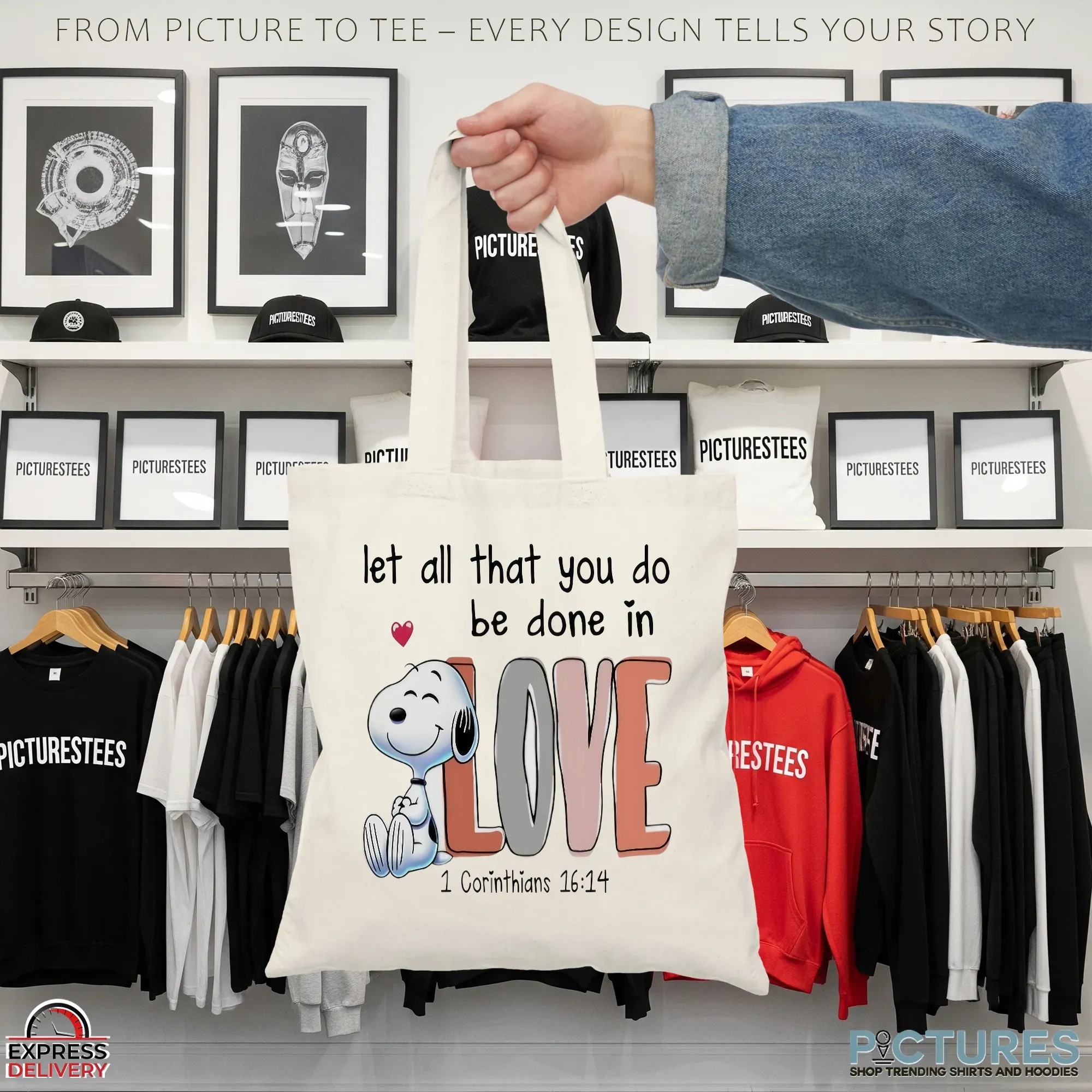 Snoopy Let All That You Do Be Done In Love 1 Corinthians 16 14 The Peanuts T Shirt Snoopy Let All That You Do Be Done In Love 1 Corinthians 16 14 The Peanuts T Shirt