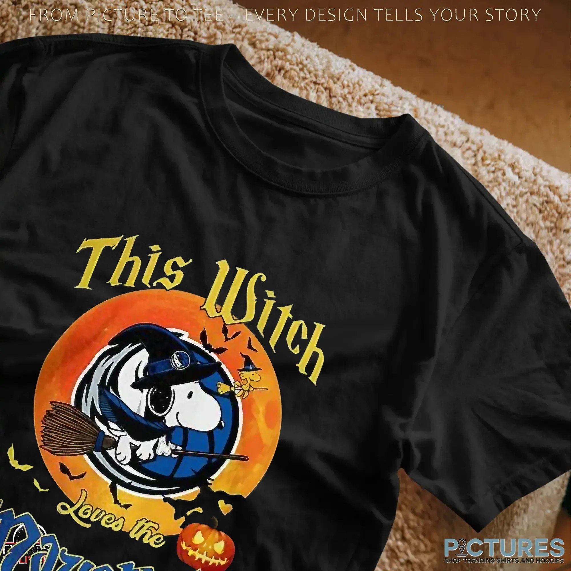 Snoopy This Witch Loves The Dallas Mavericks Halloween The Peanuts Mashup T Shirt