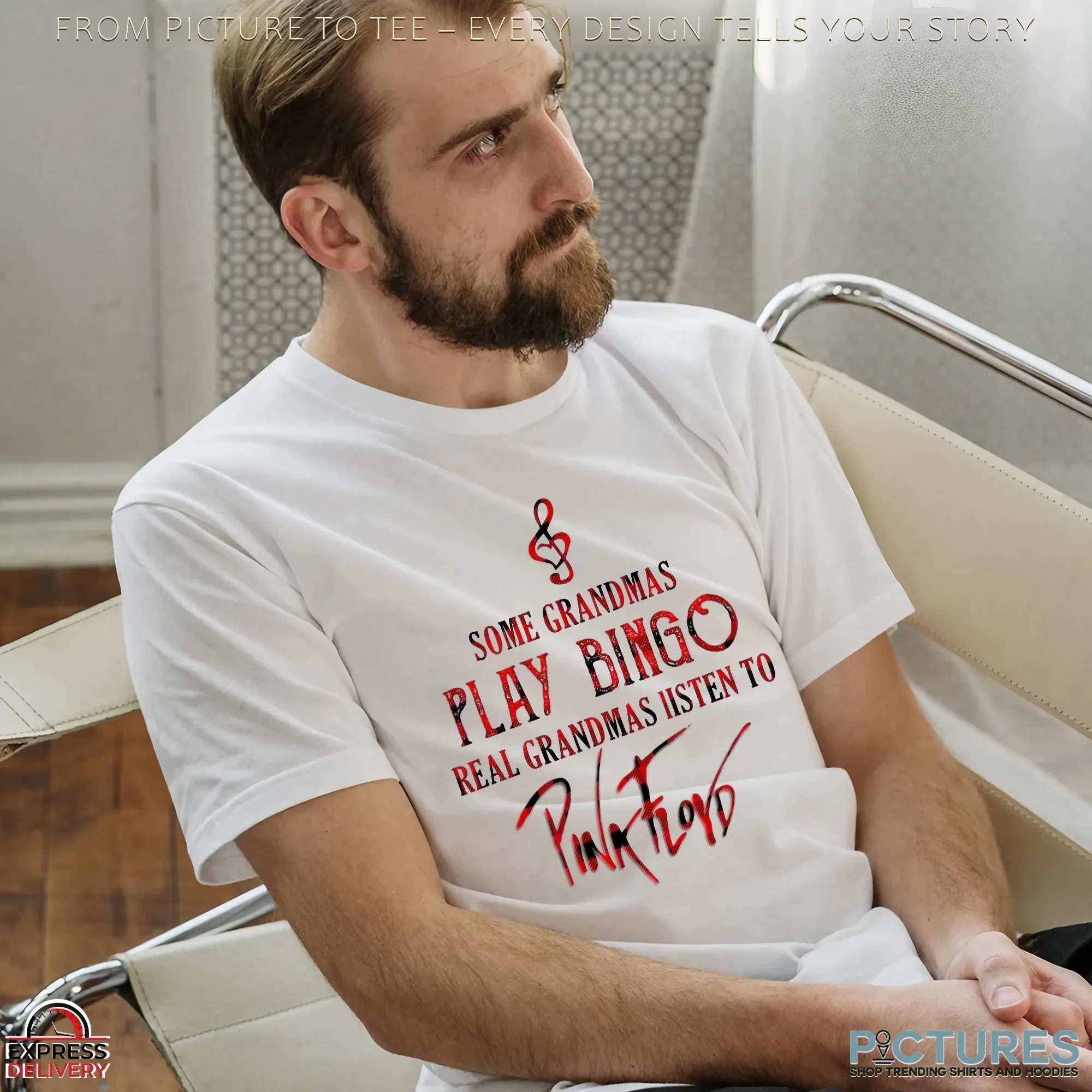 Some Grandmas Play Bingo Real Gandmas Listen To Pink Floyd T Shirt