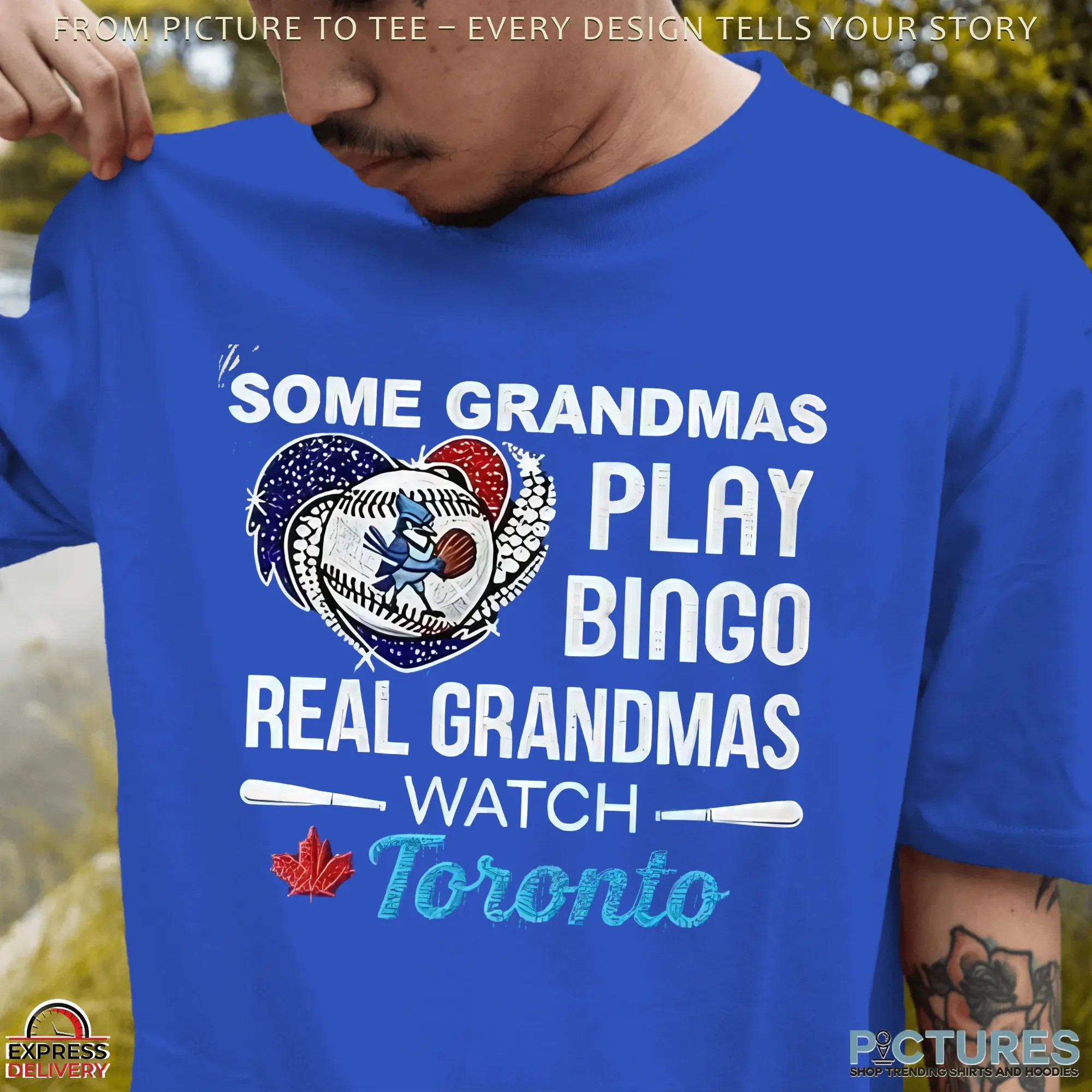 Some Grandmas Play Bingo Real Grandmas Watch Toronto T Shirt