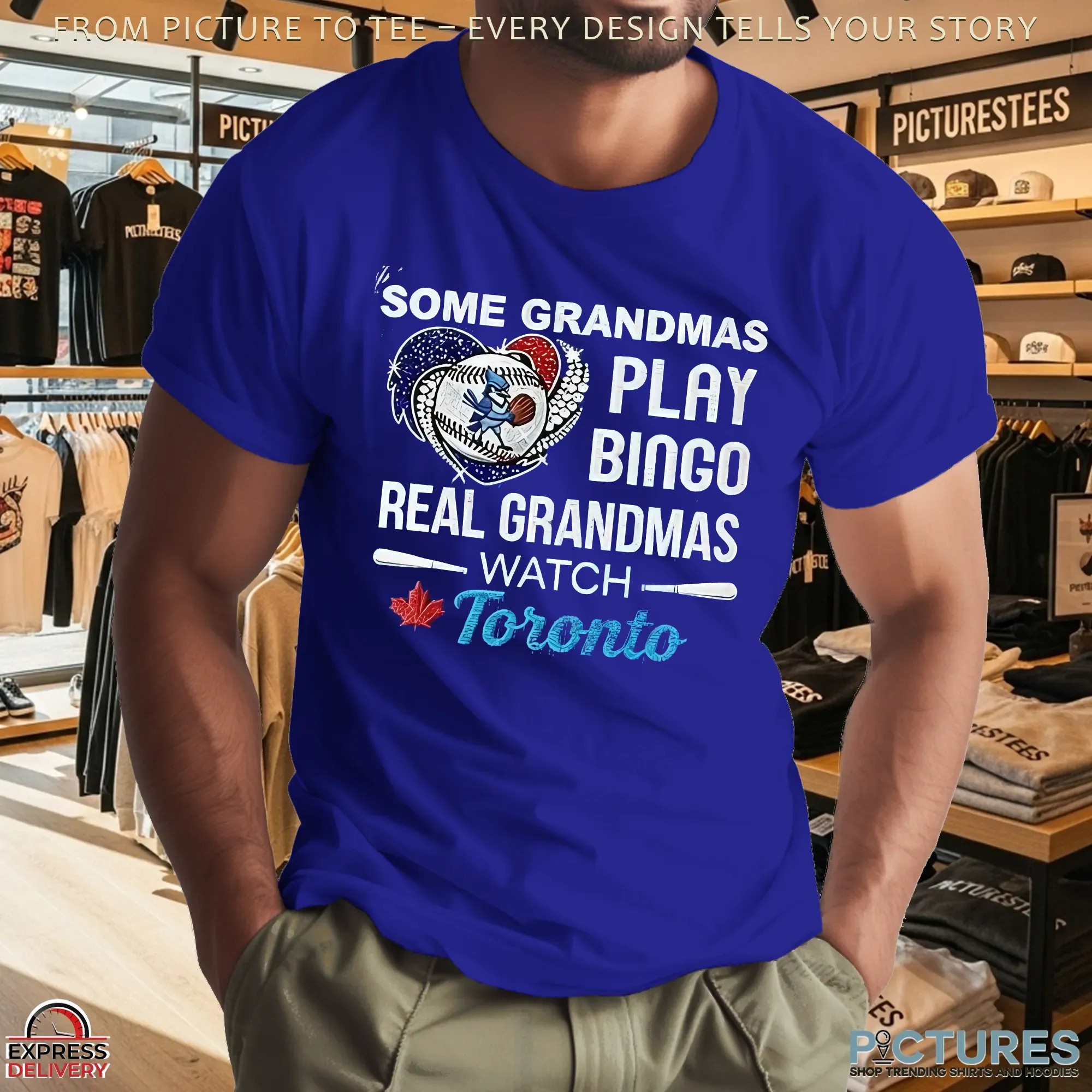 Some Grandmas Play Bingo Real Grandmas Watch Toronto T Shirt Some Grandmas Play Bingo Real Grandmas Watch Toronto T Shirt