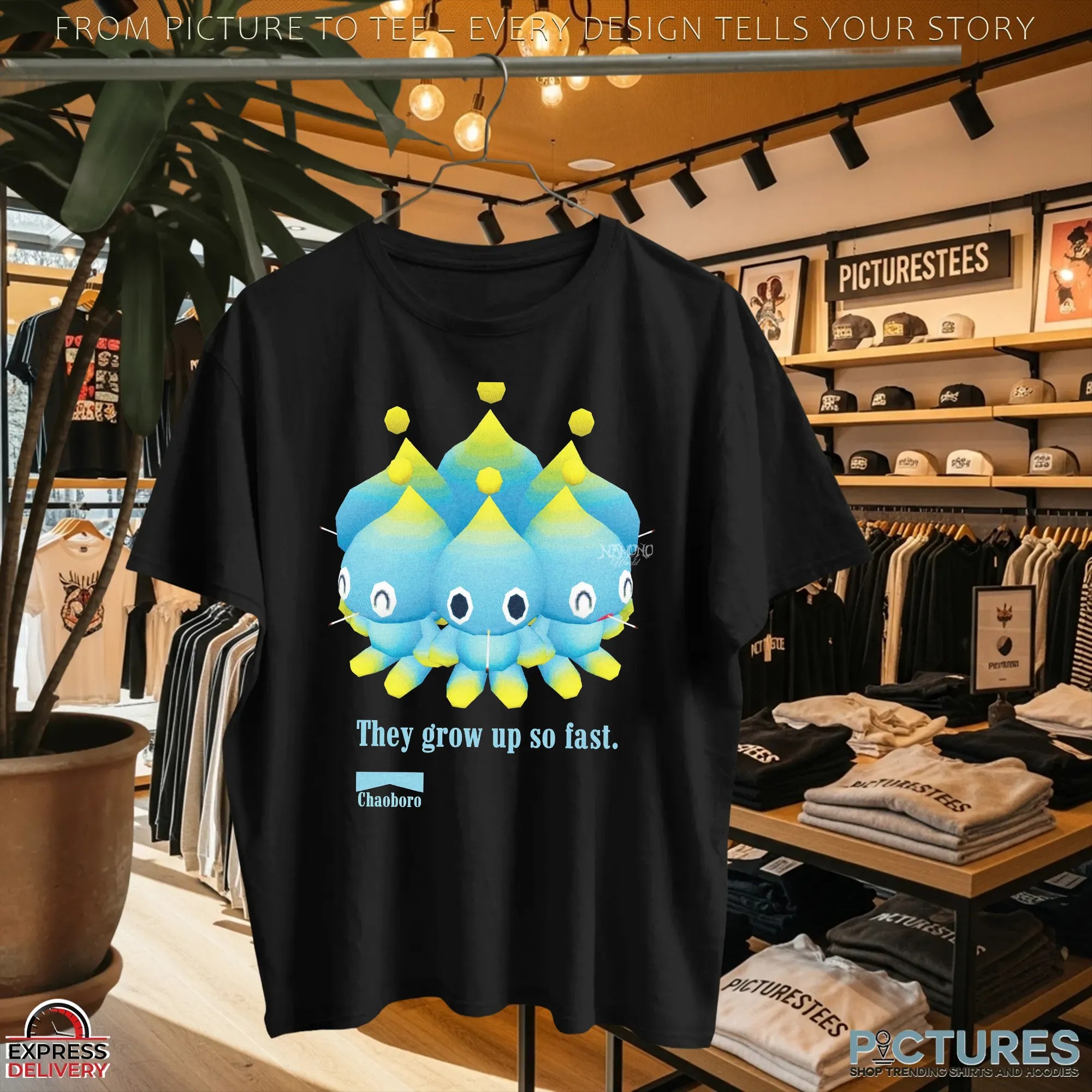 Sonic Chaoboro They Grow Up So Fast Parody T Shirt