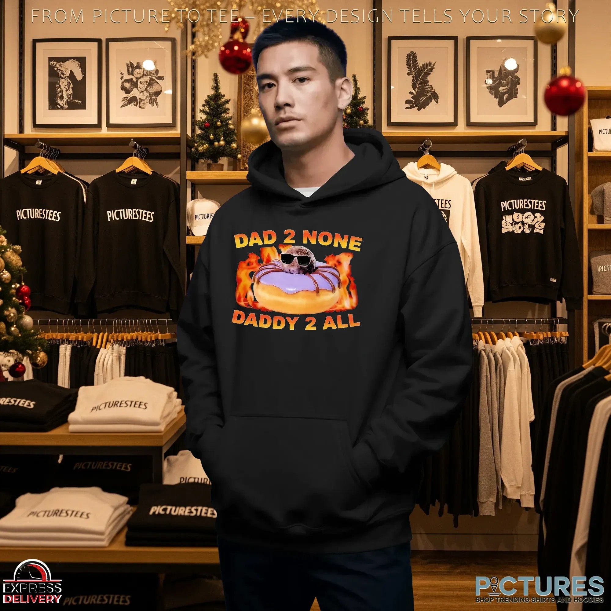 Spidey Dad 2 None Daddy 2 All Dunkin' Donuts Graphic T Shirt