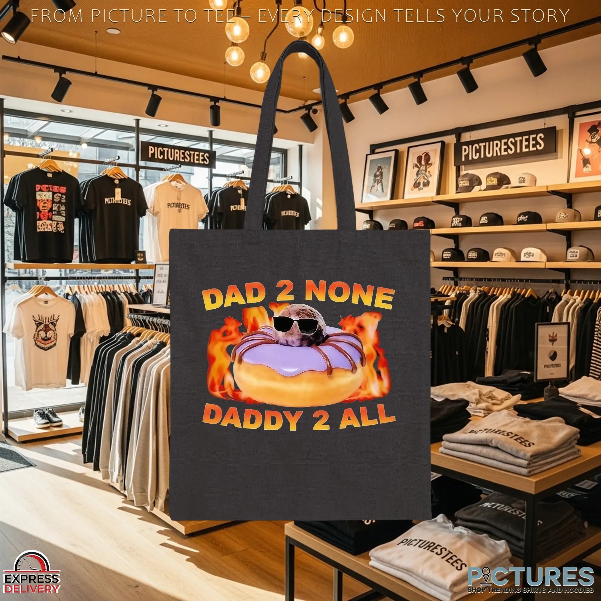 Spidey Dad 2 None Daddy 2 All Dunkin' Donuts Graphic T Shirt