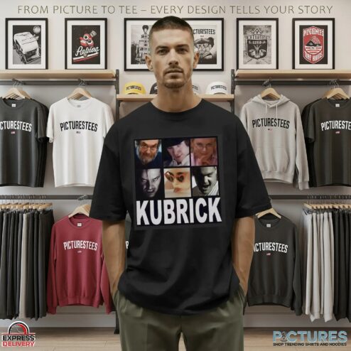 Stanley Kubrick Movie Collage T Shirt