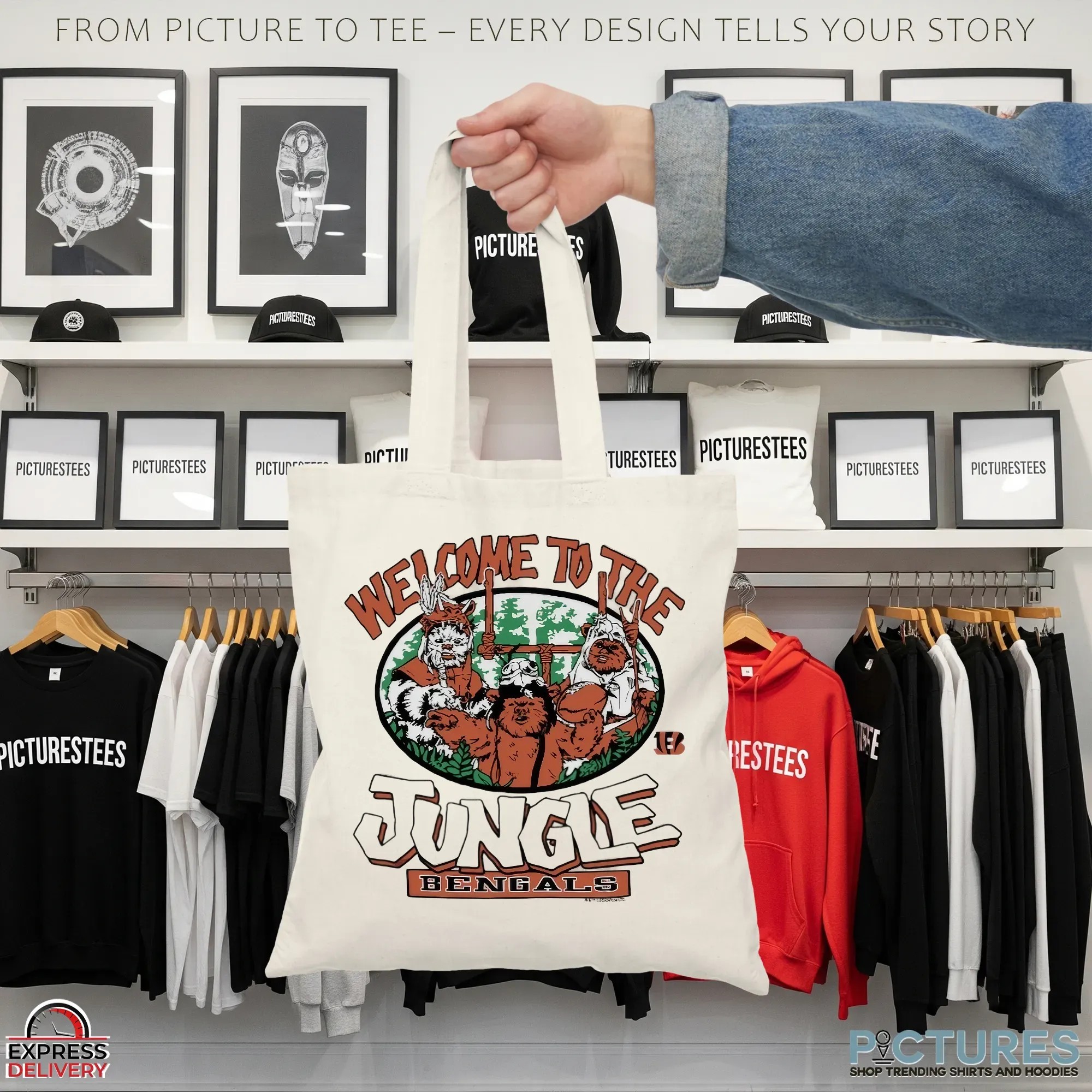 Star Wars Ewoks Welcome To The Jungle Cincinnati Bengals Football T Shirt