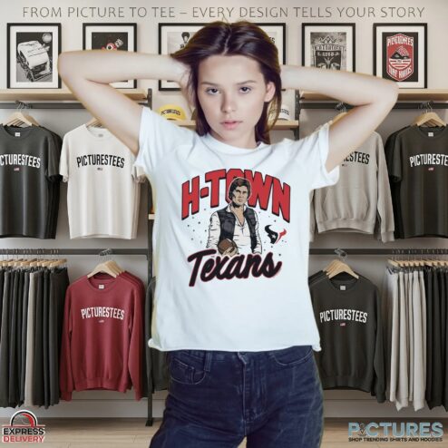 Star Wars Han Solo x Houston Texans H-Town T Shirt