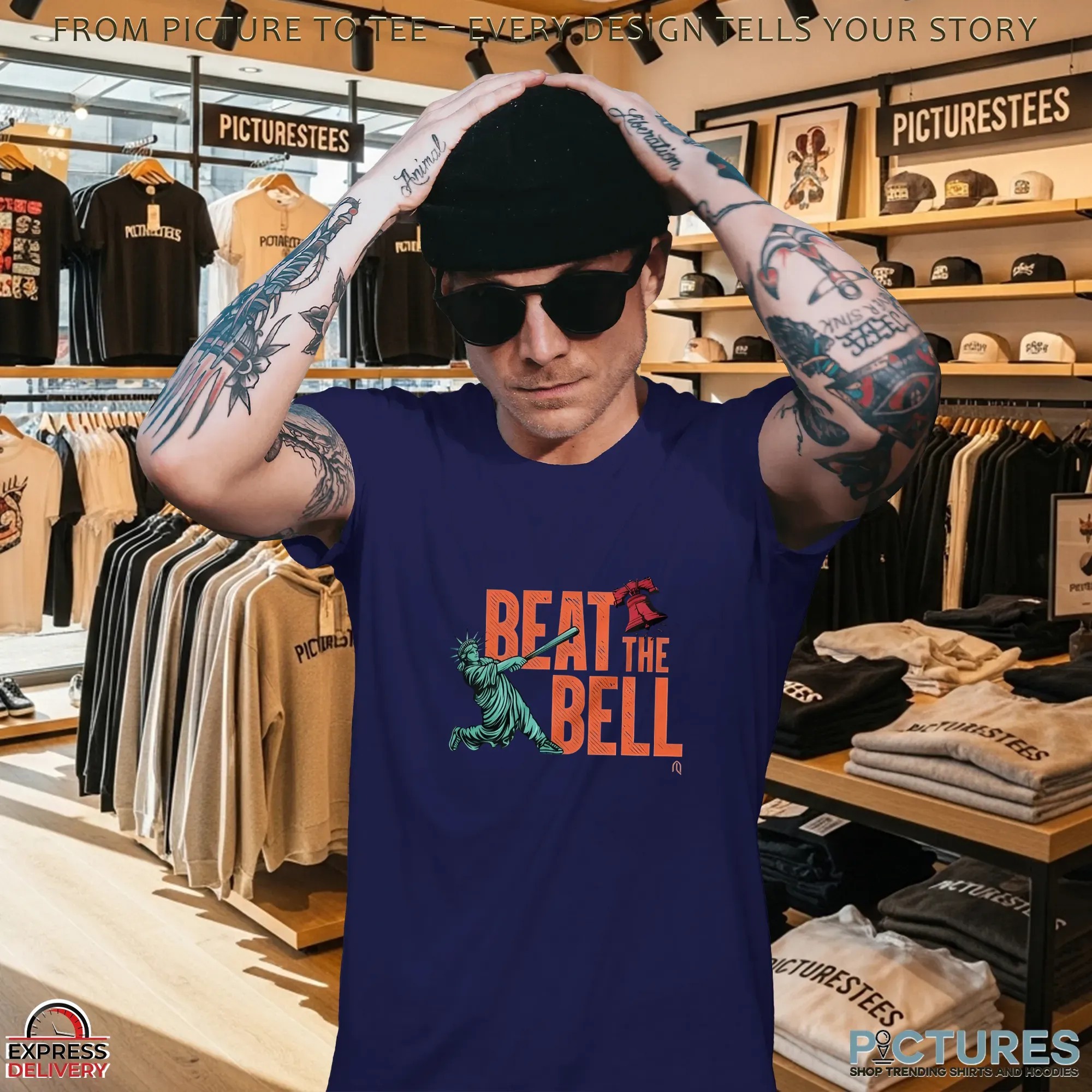 Statue Of Liberty Beat The Bell T Shirt Statue Of Liberty Beat The Bell T Shirt